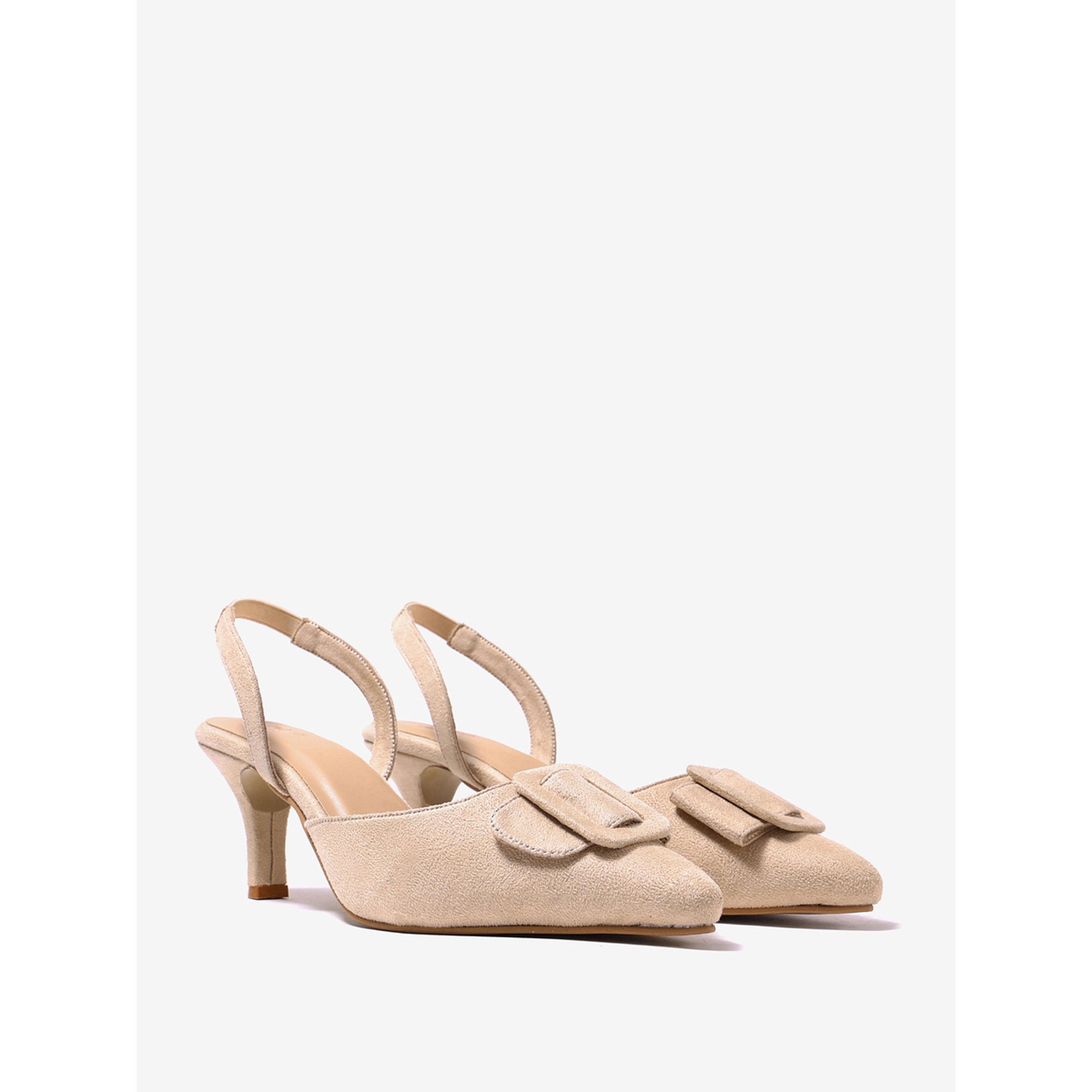 Pair-ie Tales X Styli Women Slingback Suede Look Shoes with Pointed Toe-women-shoes-heels-image-1