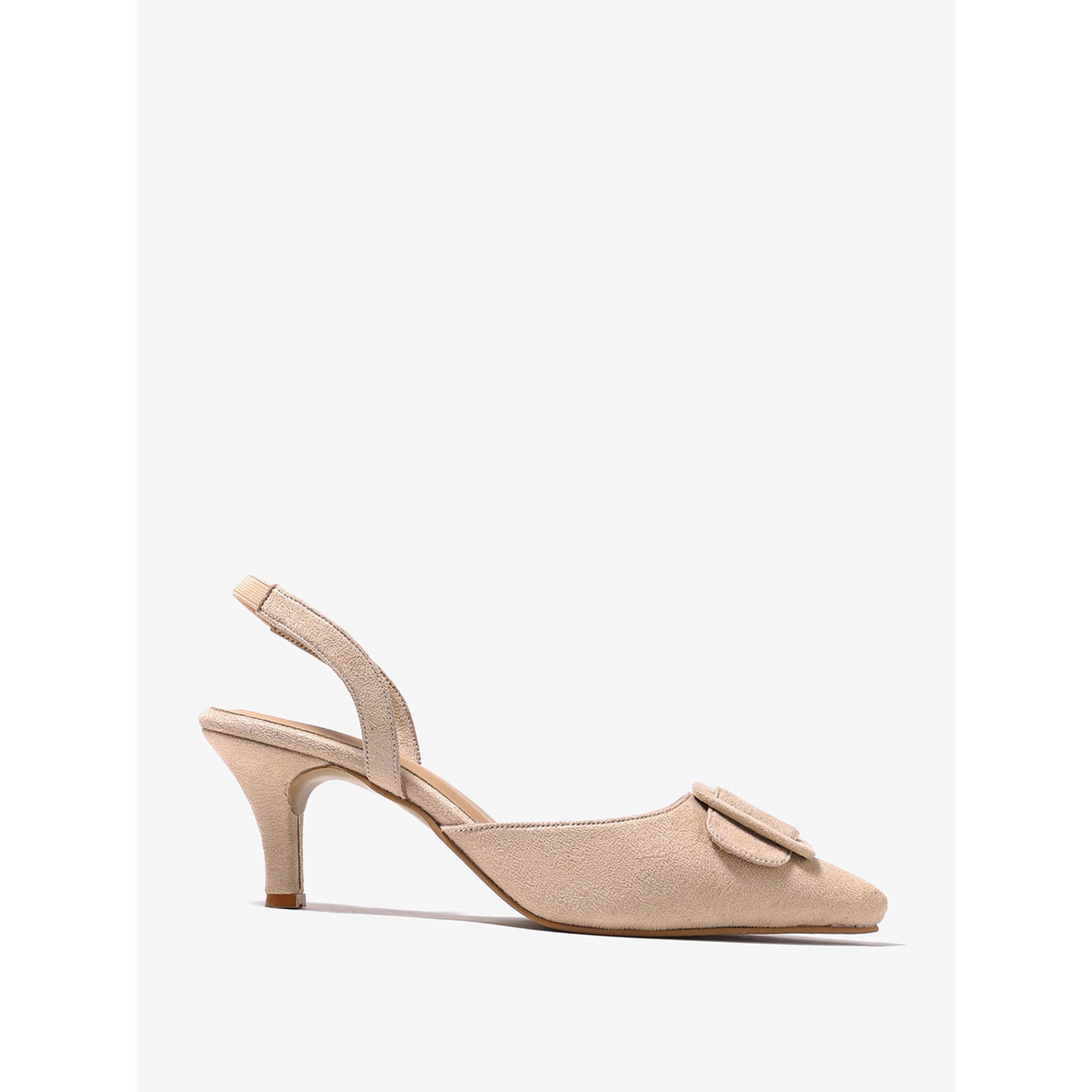 Pair-ie Tales X Styli Women Slingback Suede Look Shoes with Pointed Toe-women-shoes-heels-image-2