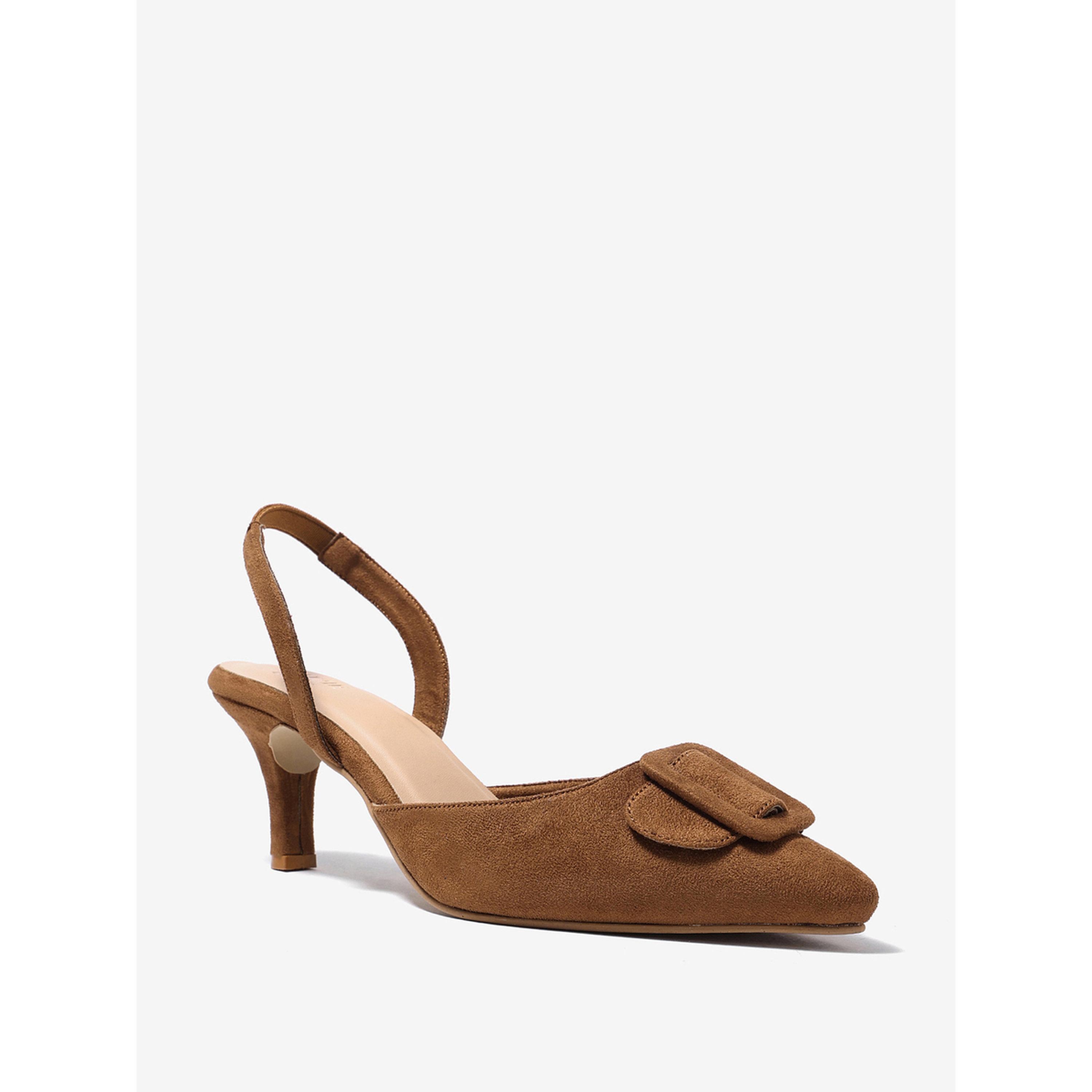 حذاء مفتوح من الخلف بمظهر شمواه ومقدمة مدببة-women-shoes-heels-image-6
