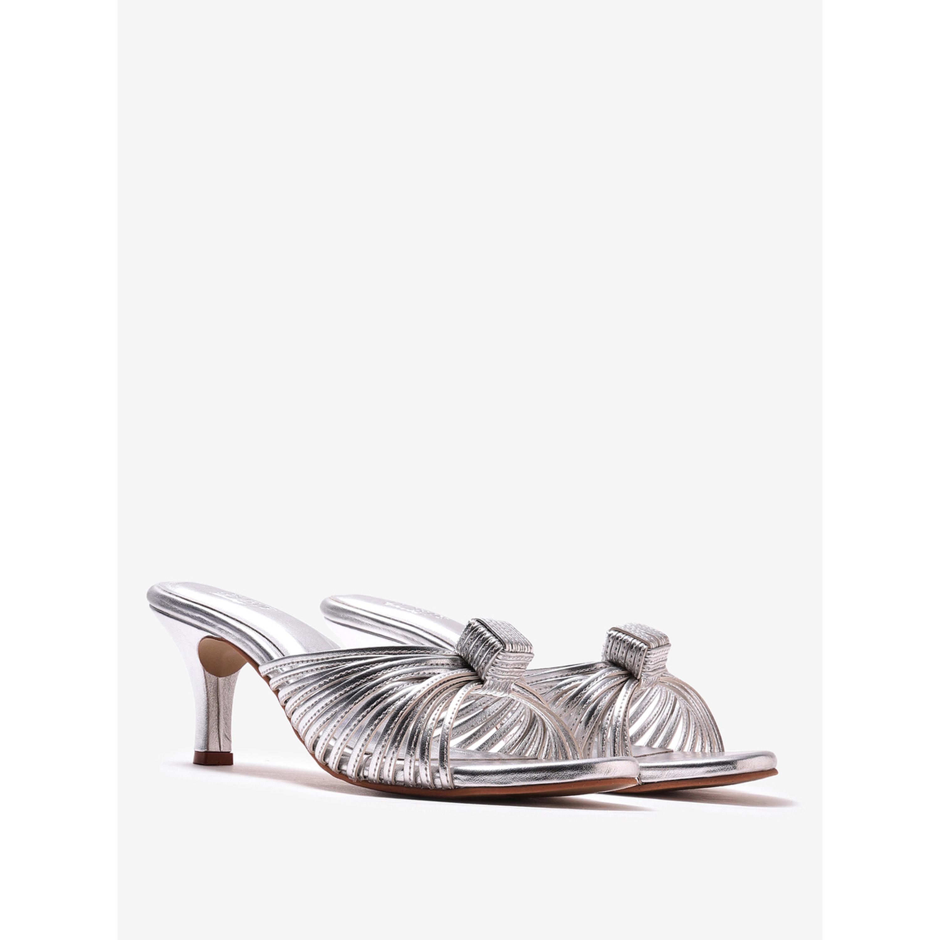 صندل بكعب فضي معدني-women-shoes-heels-image-1
