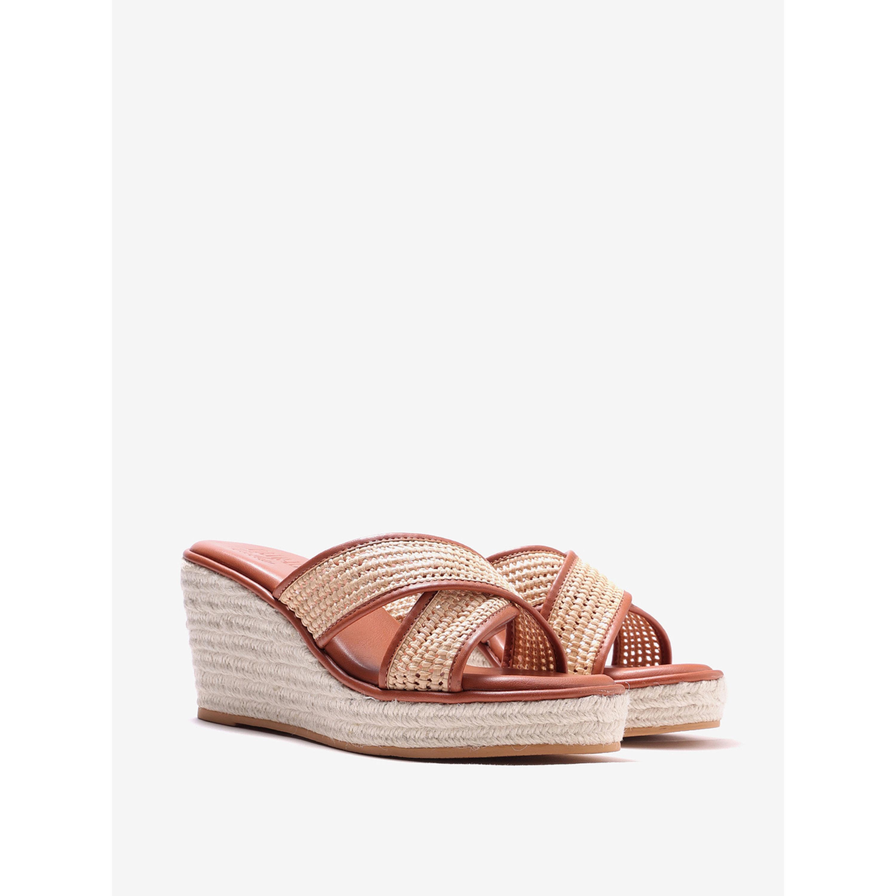 صندل اسبادريل منسوج بكعب ويدج-women-shoes-sandals-heeled-image-1