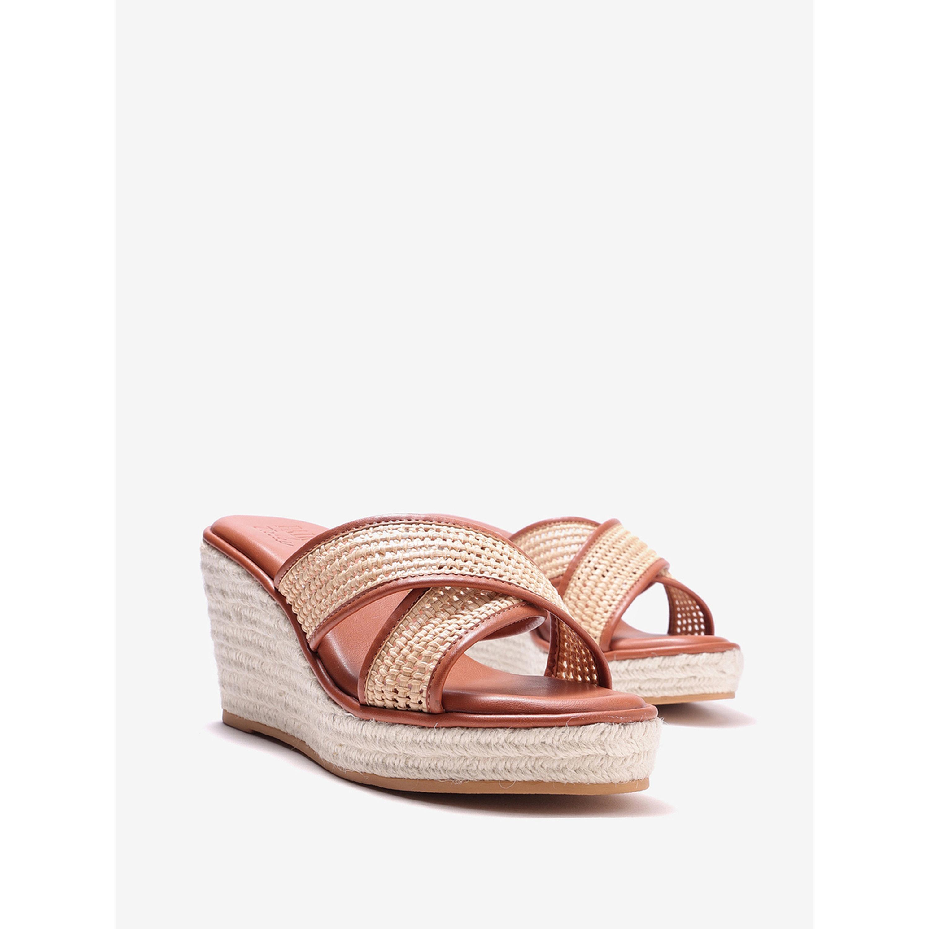 صندل اسبادريل منسوج بكعب ويدج-women-shoes-sandals-heeled-image-5
