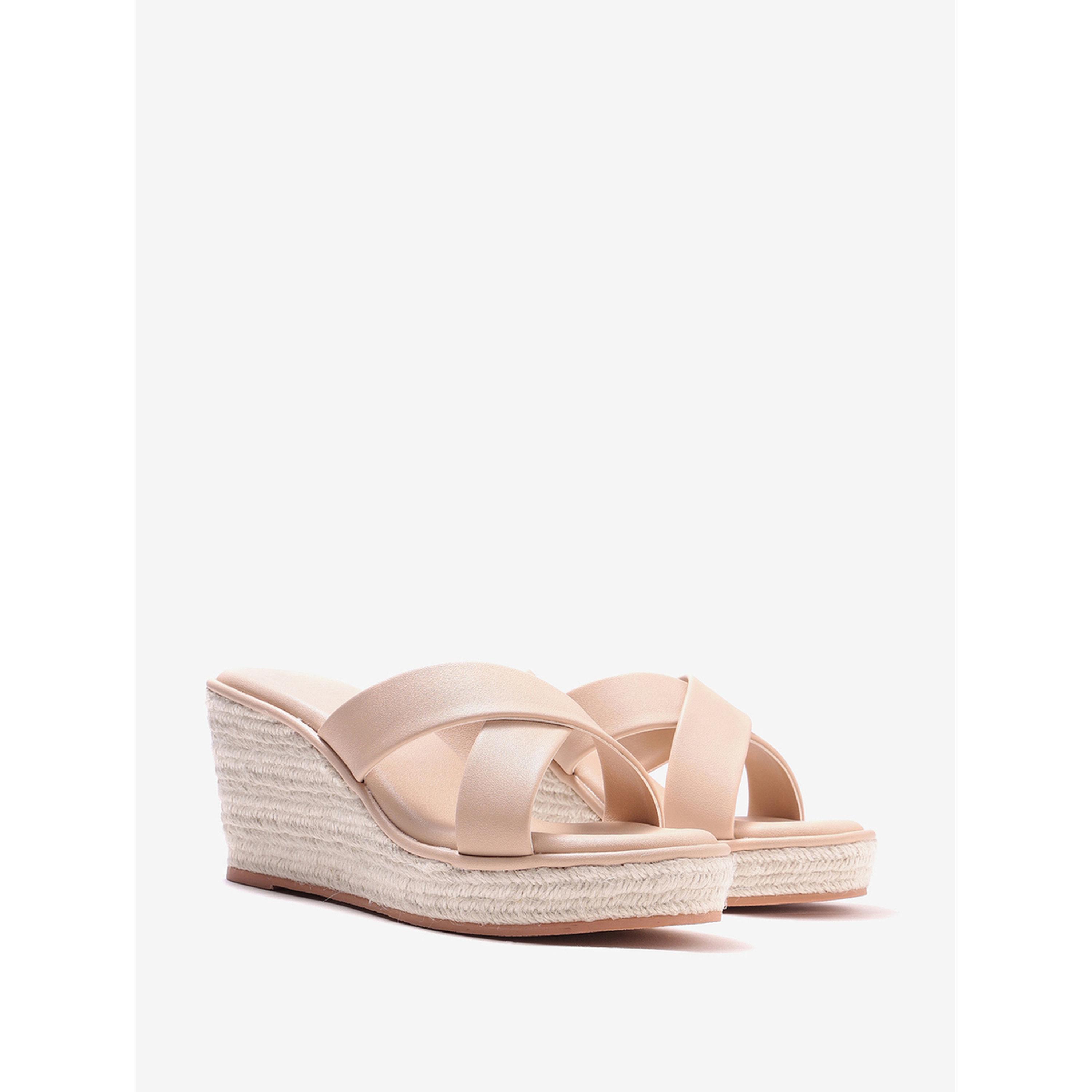 Pair-ie Tales X Styli Women Espadrille Wedge Sandals with Crisscross Strap-women-shoes-sandals-heeled-image-1