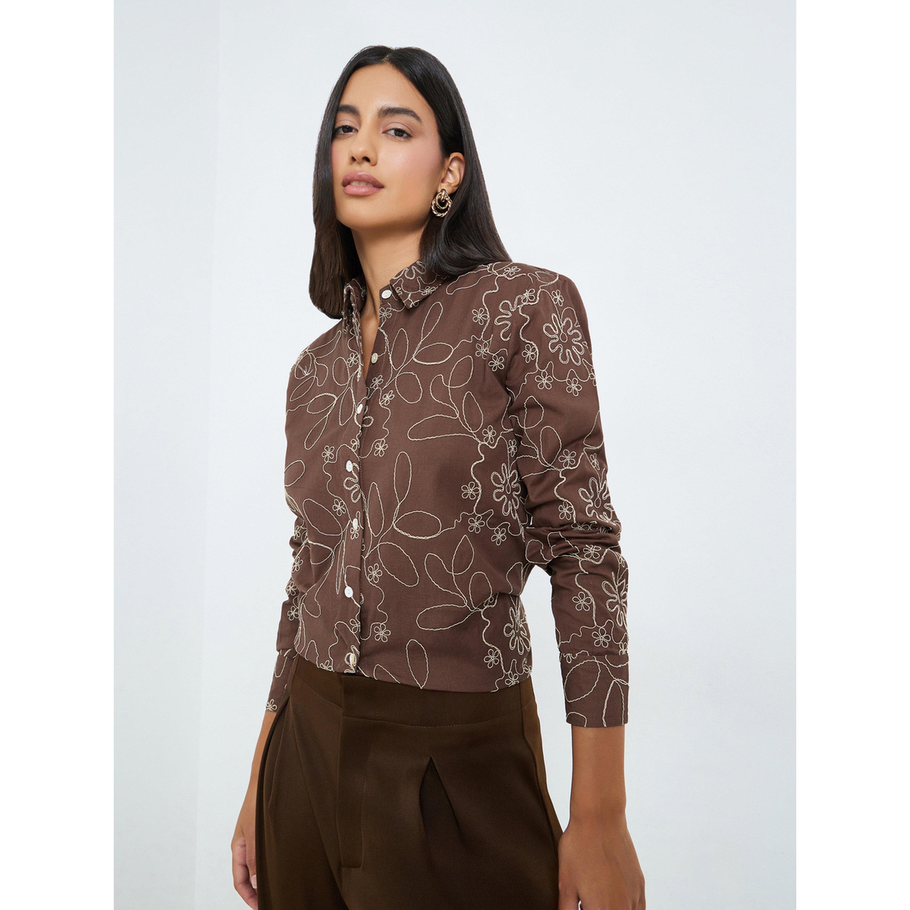 بلوزة قطن بقصة واسعة وتطريز-women-clothing-shirtsandblouses-shirts-image-3