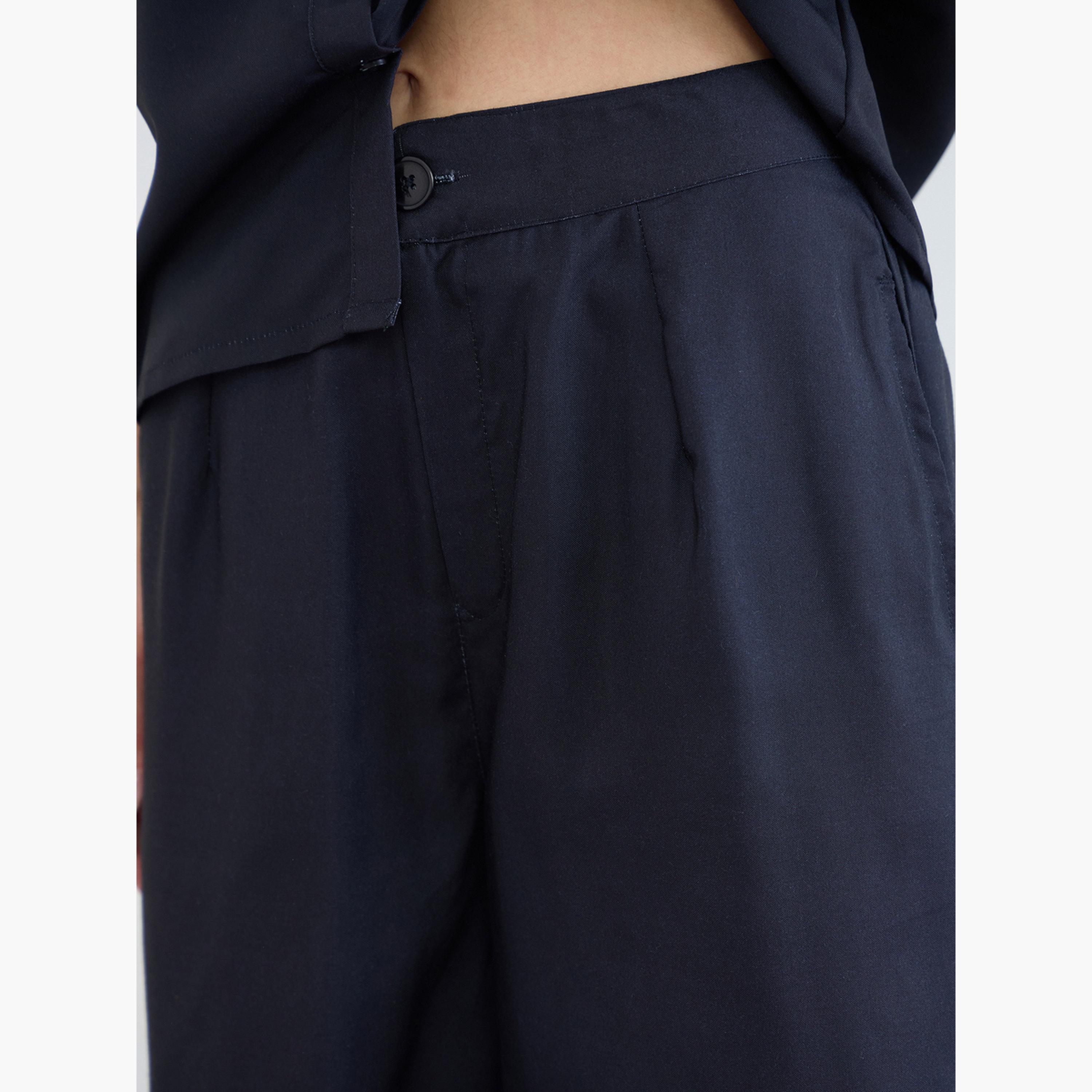طقم منسق من بنطال وبلوزة قطن بطبعة زهور-women-clothing-coordsets-image-6