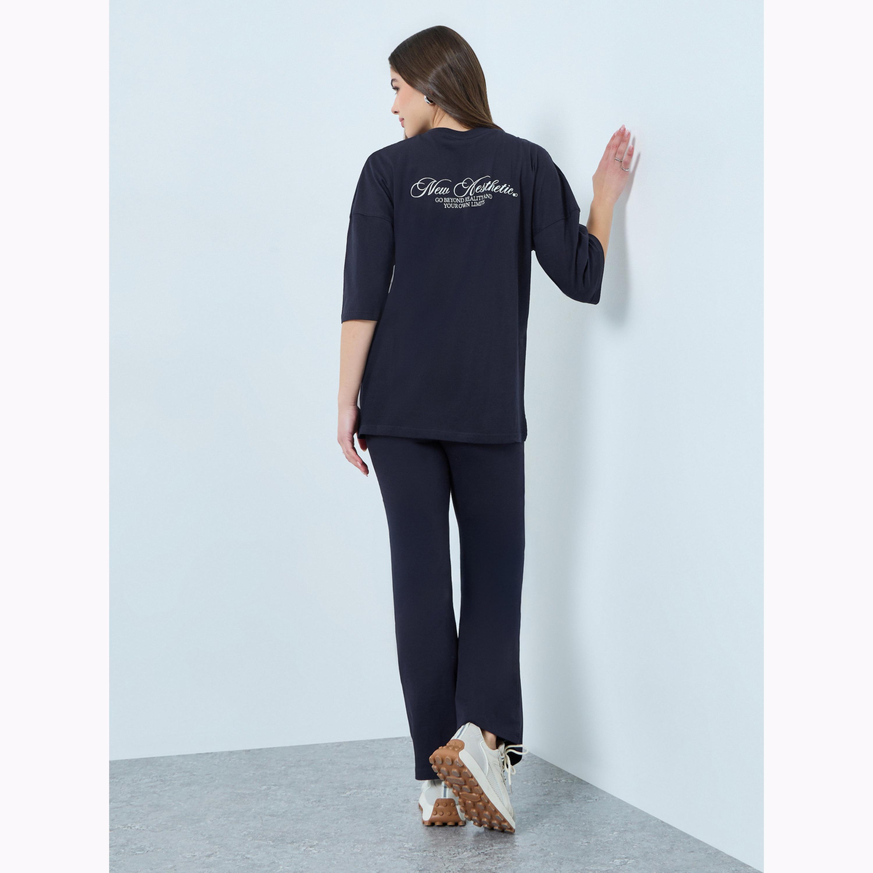 Styli Printed Oversized T-Shirt and Wide Leg Leggings Co-Ords-women-clothing-coordsets-image-2