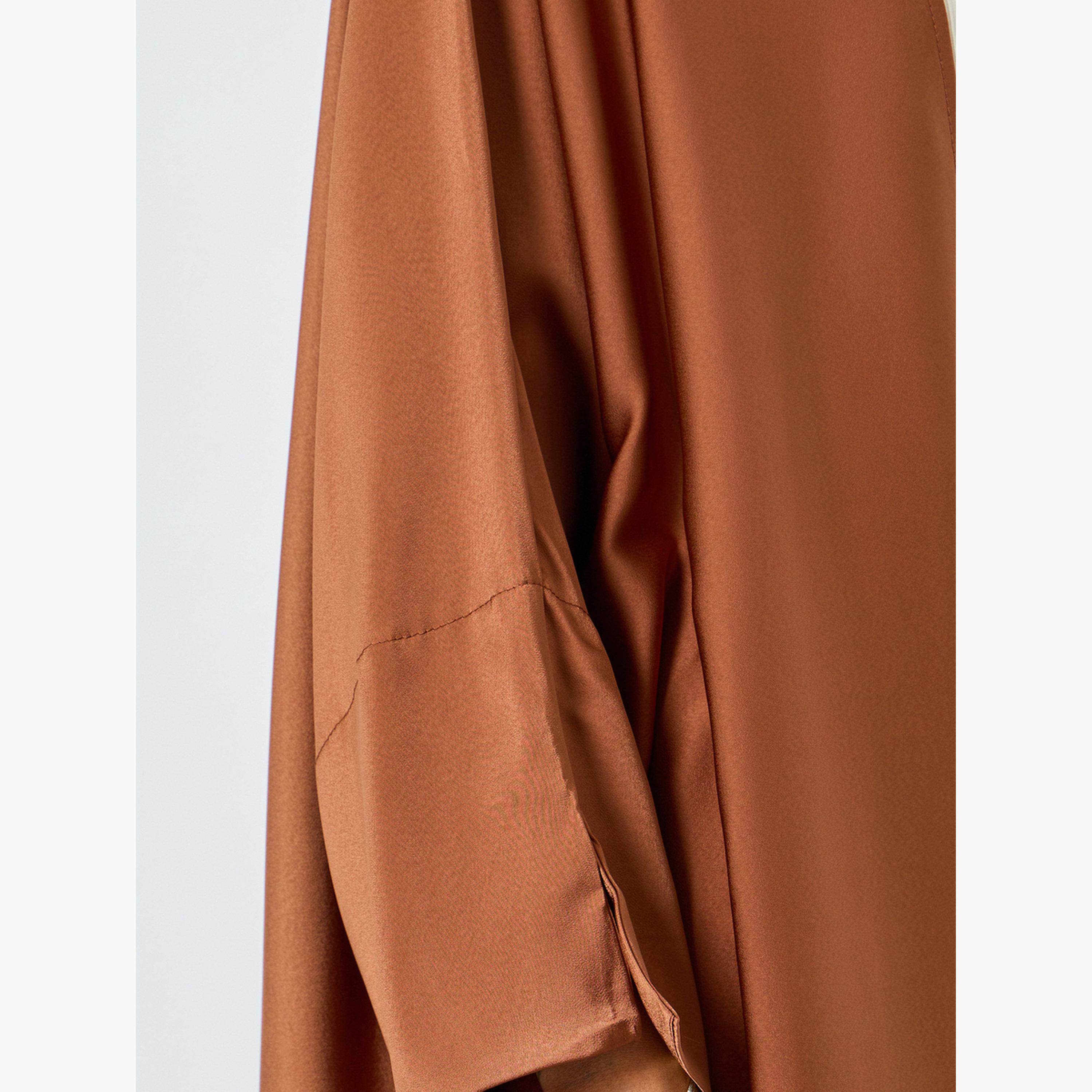 عباية سادة بأكمام طويلة-women-arabicclothing-abayas-image-3