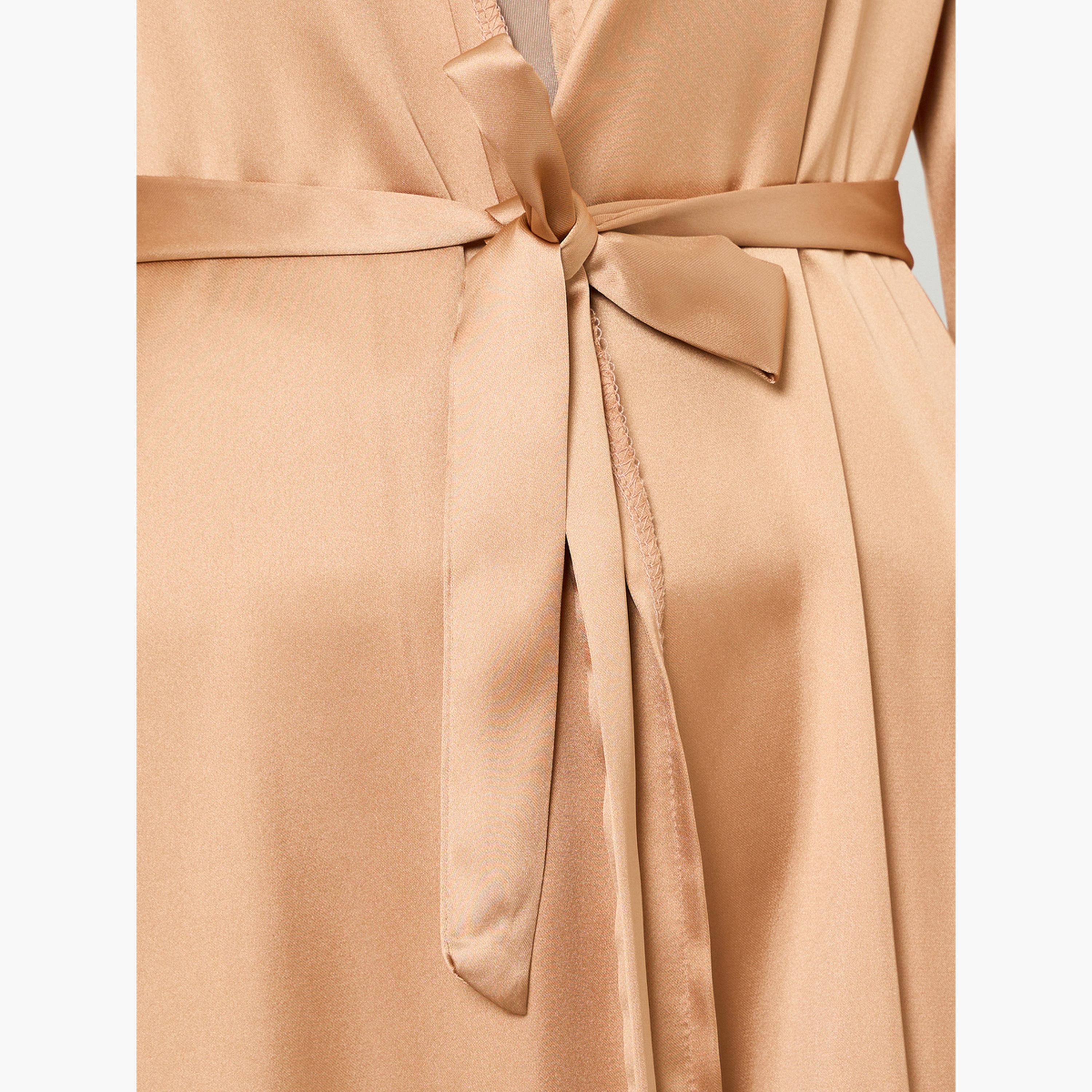 عباية ساتان سادة بأكمام طويلة-women-arabicclothing-abayas-image-3