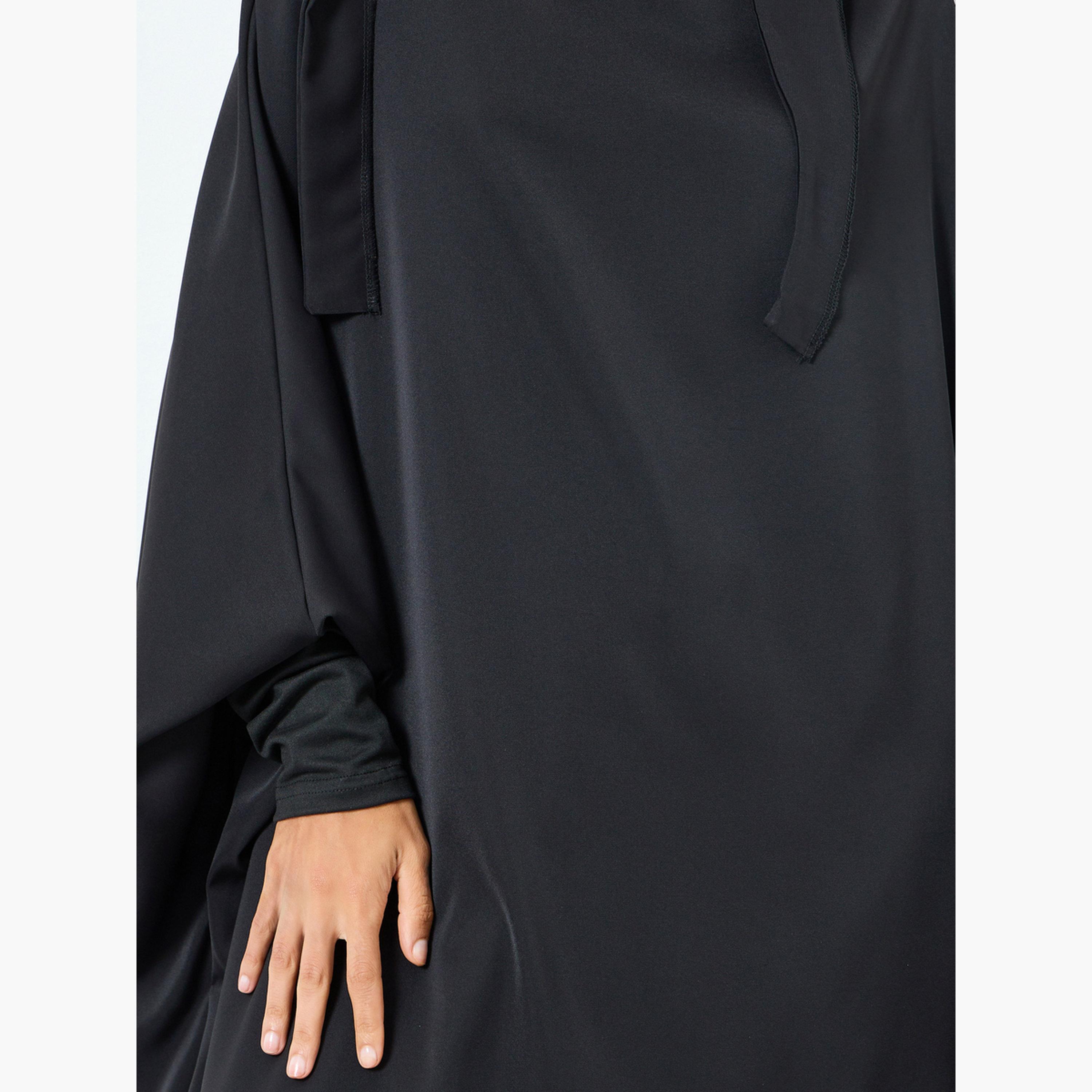 طقم عباية بأكمام خفاش وتنورة-women-arabicclothing-sets-image-3