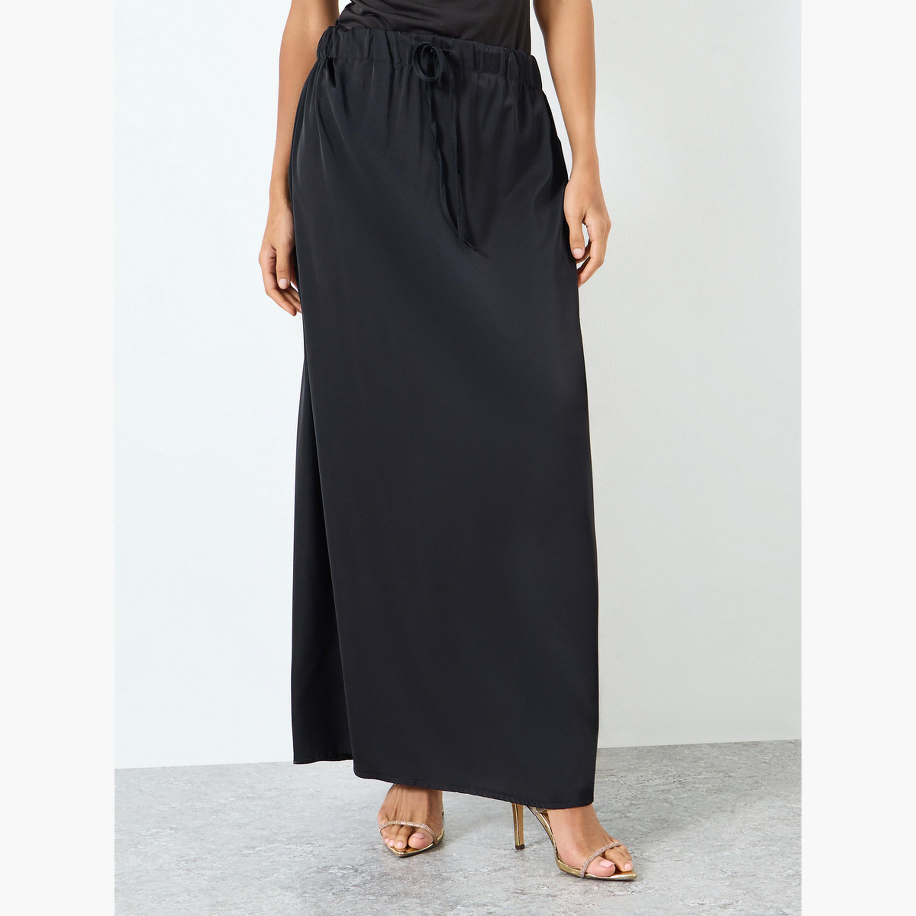 طقم عباية بأكمام خفاش وتنورة-women-arabicclothing-sets-image-4