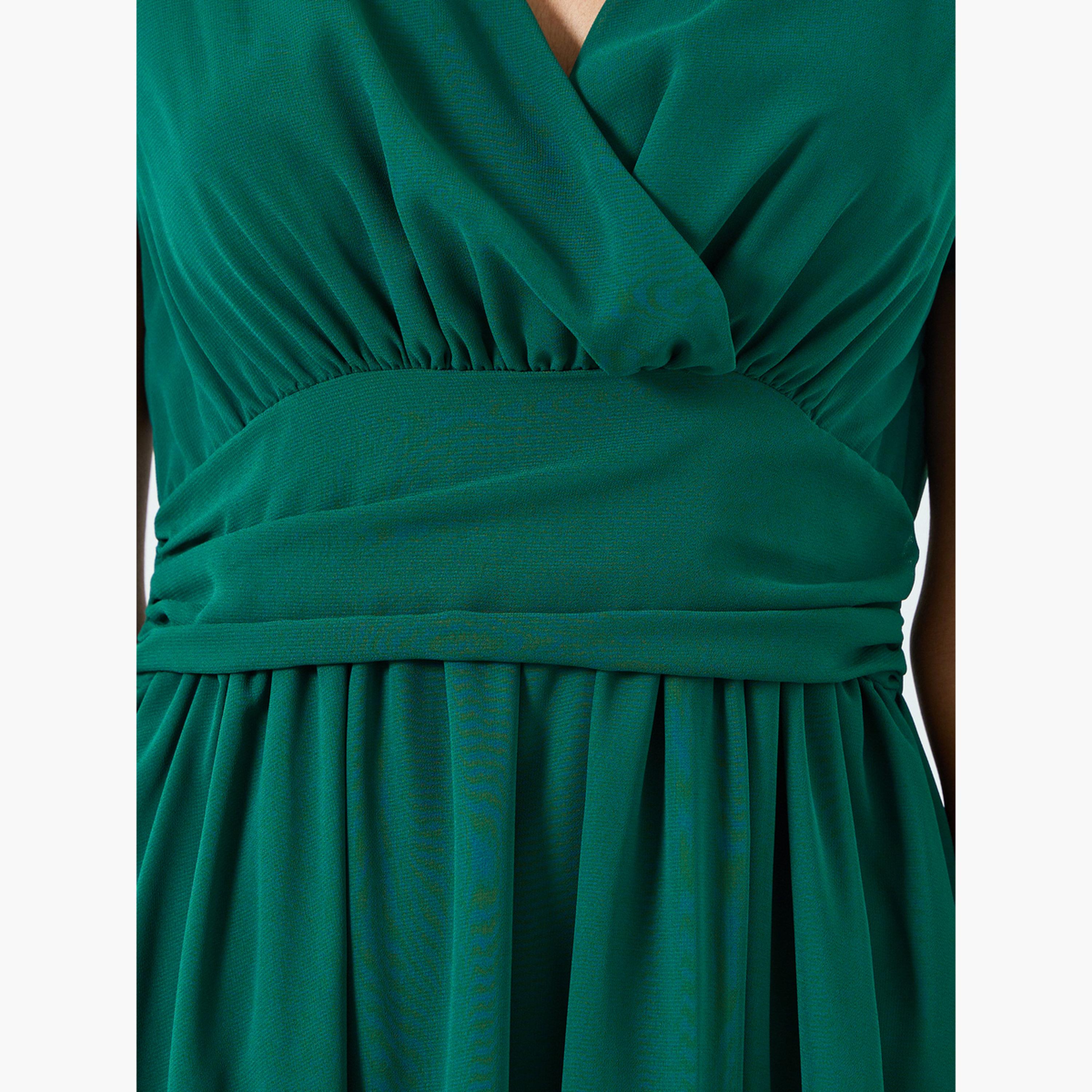فستان طويل بخصر مُجسم وكسرات-women-clothing-dresses-image-5