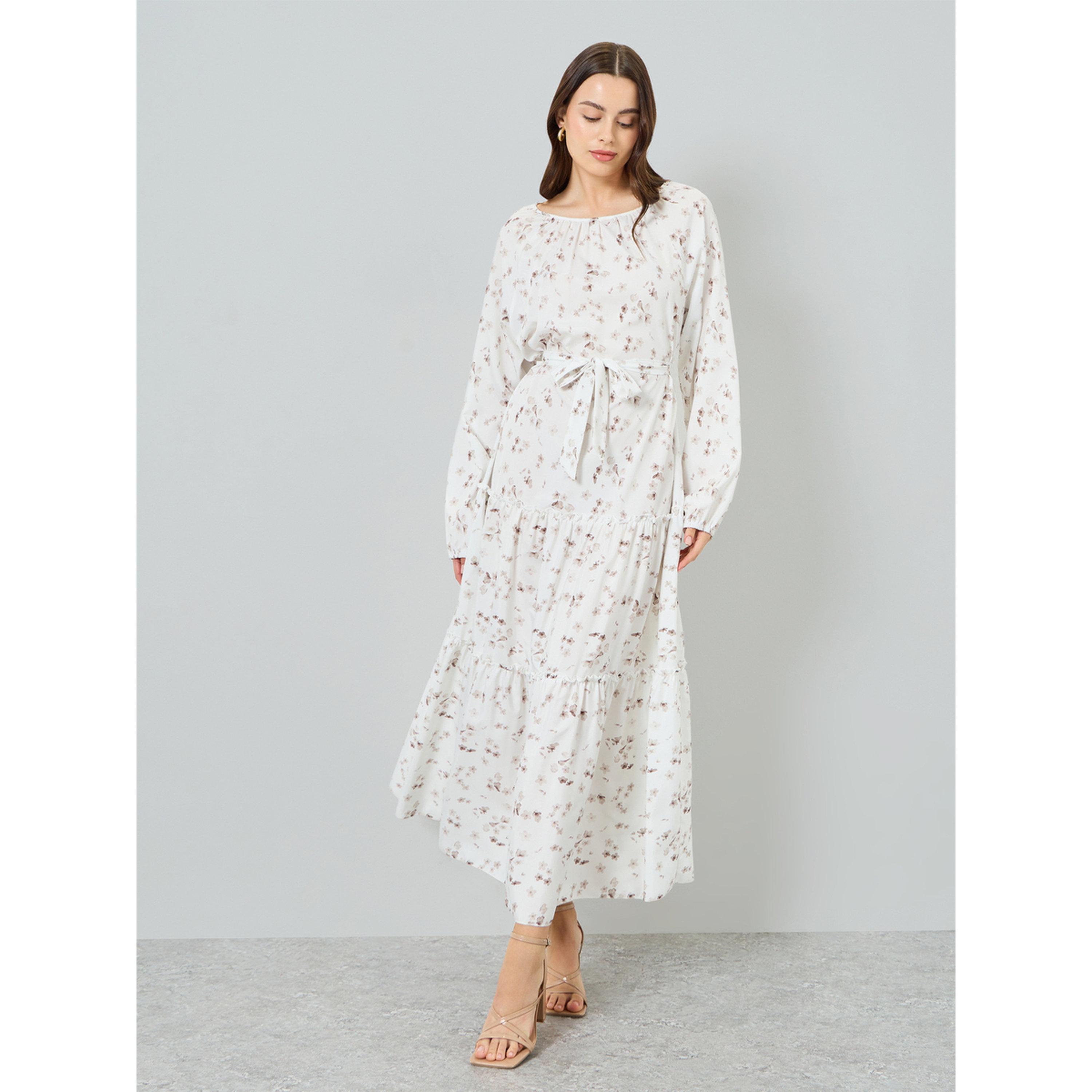 Take Two Women Floral Print Tiered Maxi Dress-women-clothing-dresses-image-1
