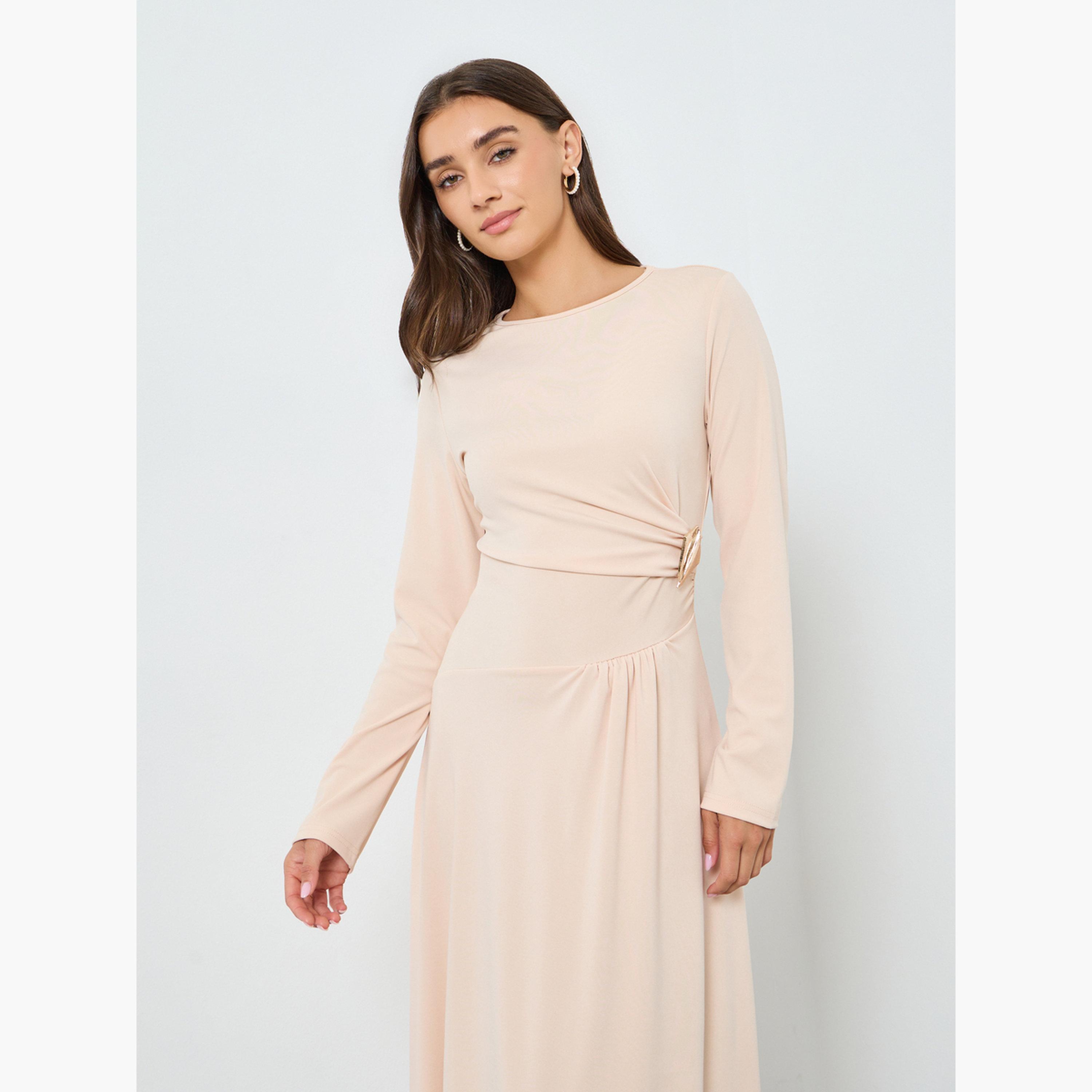 فستان طويل بأكمام طويلة-women-clothing-dresses-image-2