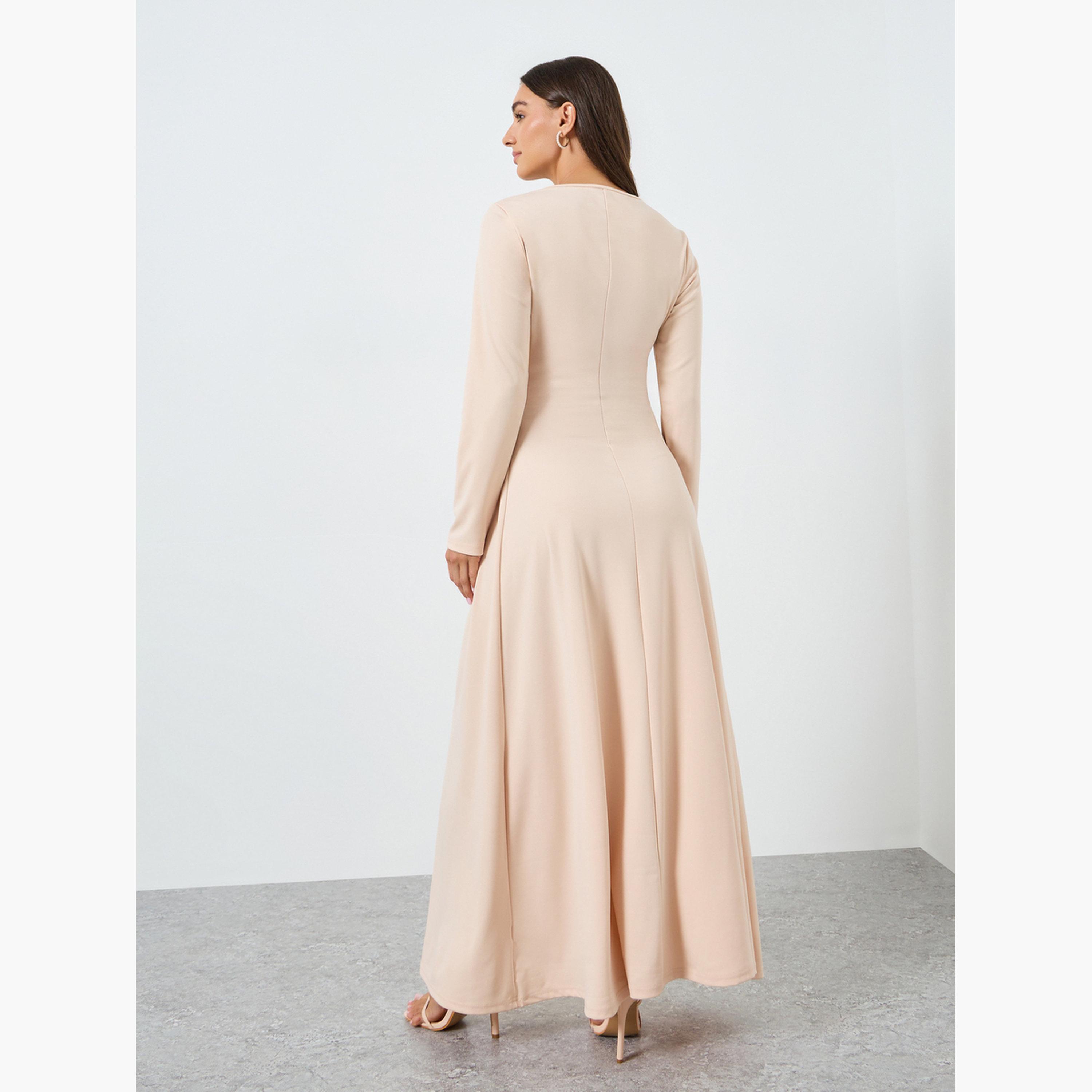 فستان طويل بأكمام طويلة-women-clothing-dresses-image-4