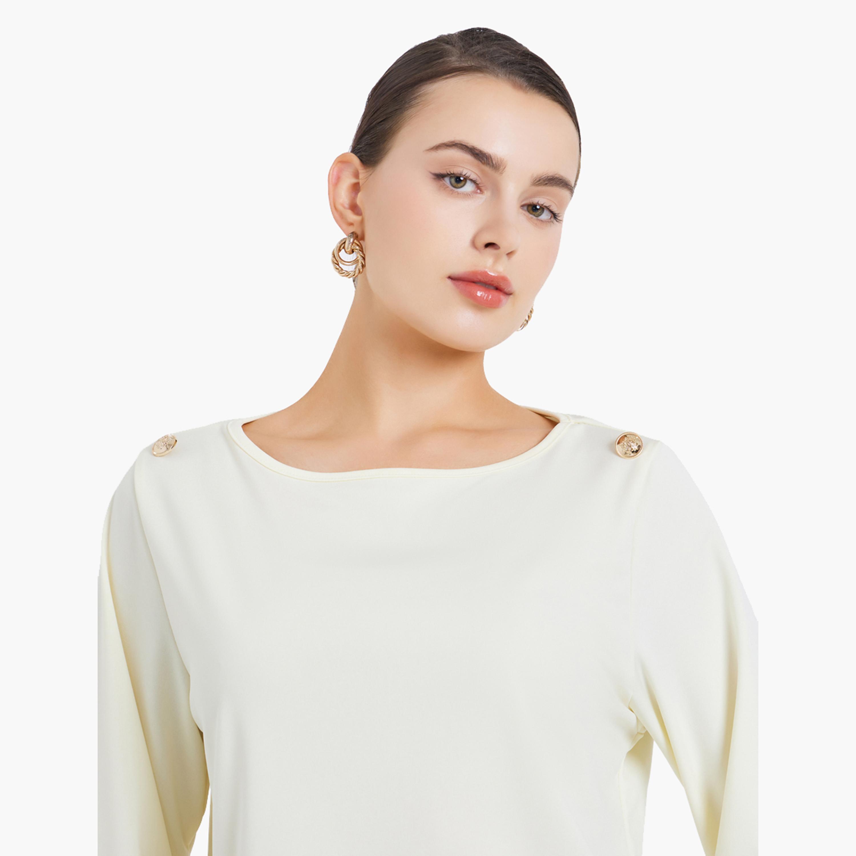 توب بأكمام طويلة وأزرار على الكتف-women-clothing-shirtsandblouses-blouses-image-3