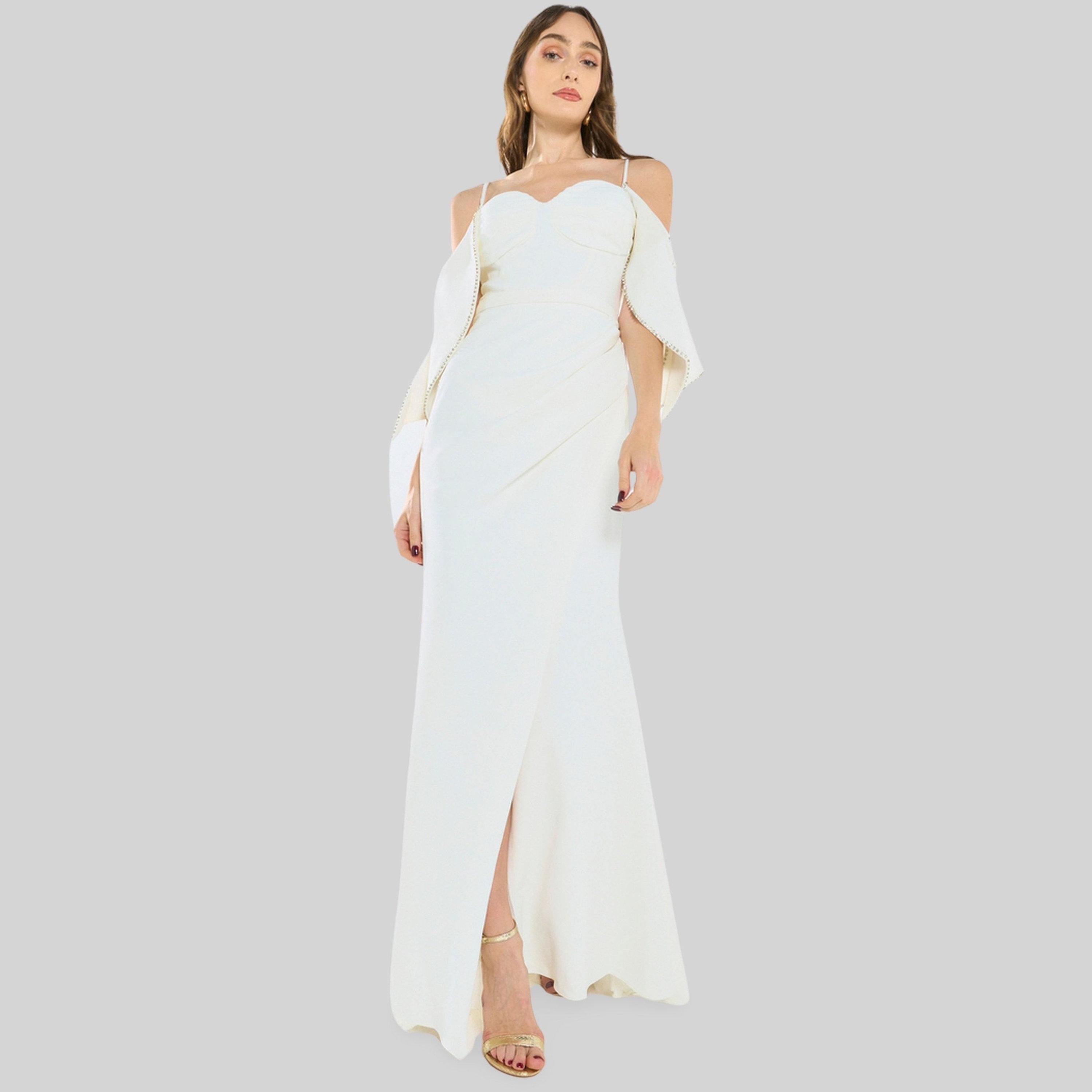 فستان طويل بنمط حورية البحر وتفاصيل لؤلؤ-women-clothing-dresses-image-1