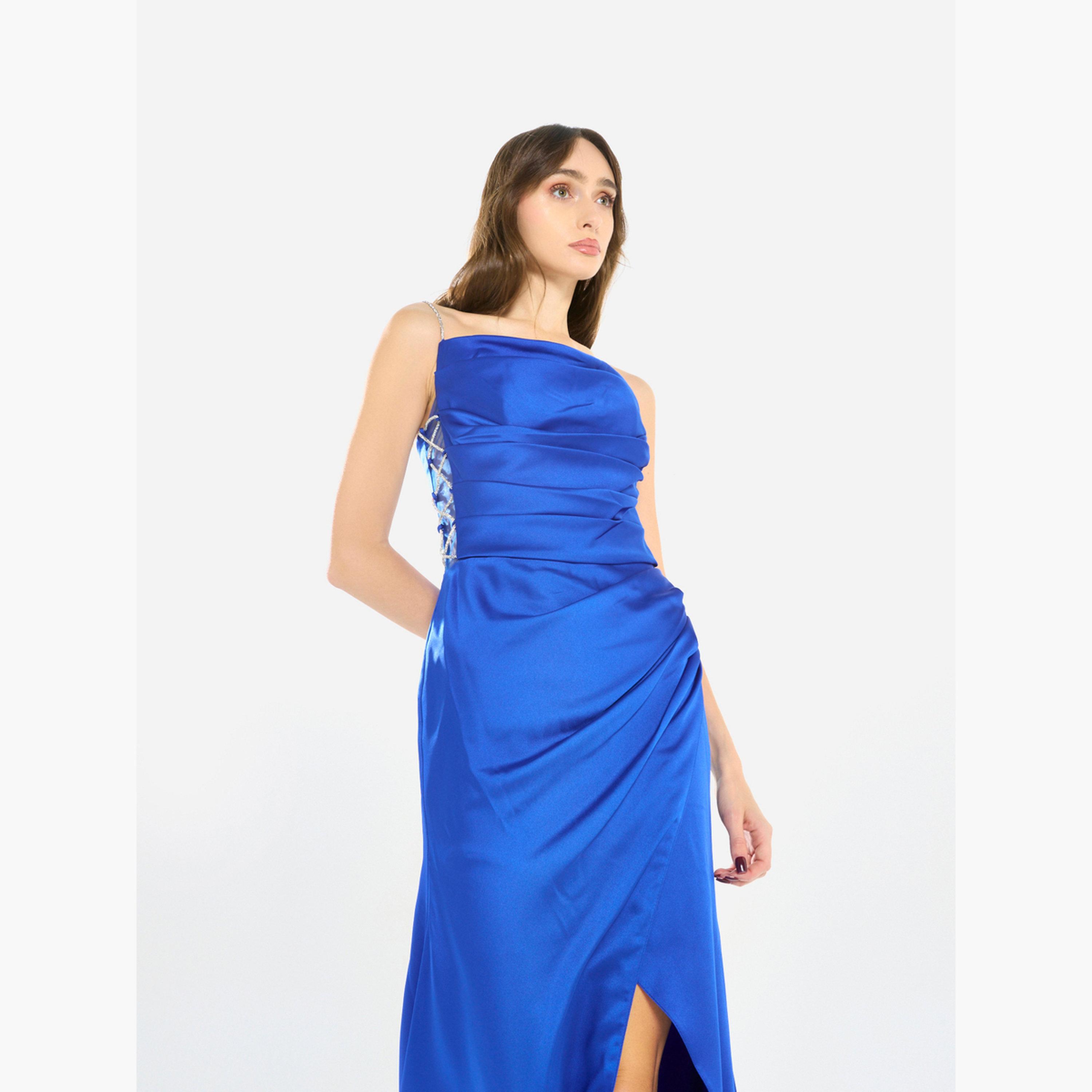فستان سهرة طويل بحمالات مزينة-women-clothing-dresses-image-4