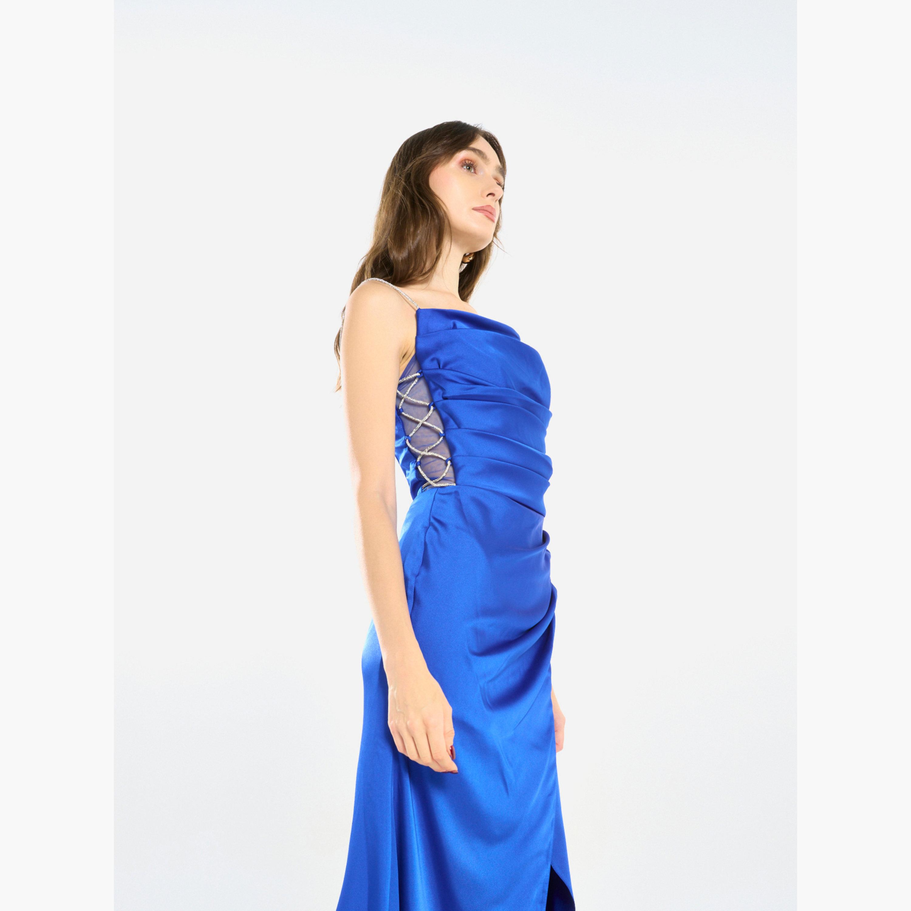 فستان سهرة طويل بحمالات مزينة-women-clothing-dresses-image-5