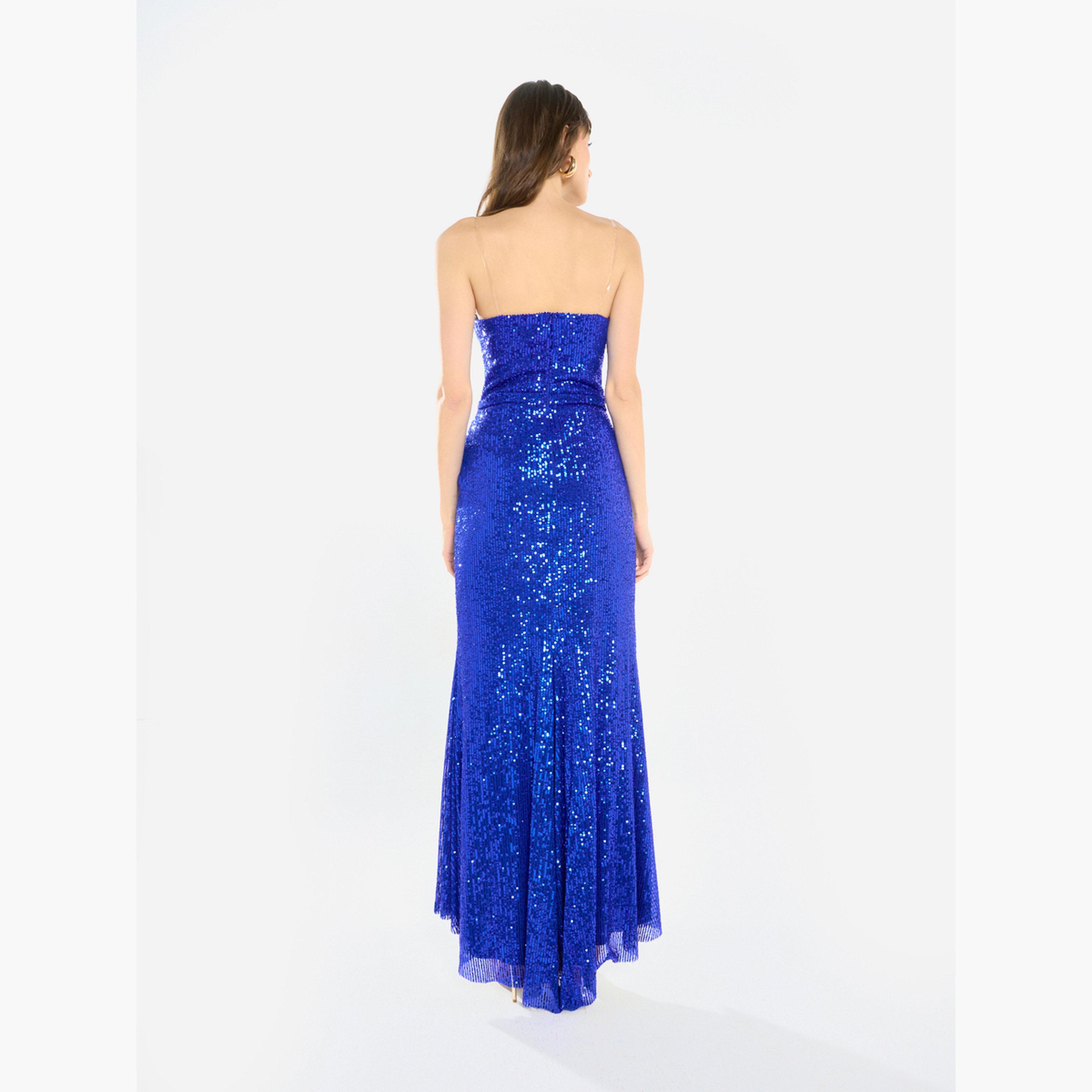 House of Moda Women Sequin Strappy Drape Maxi Dress-women-clothing-dresses-image-4