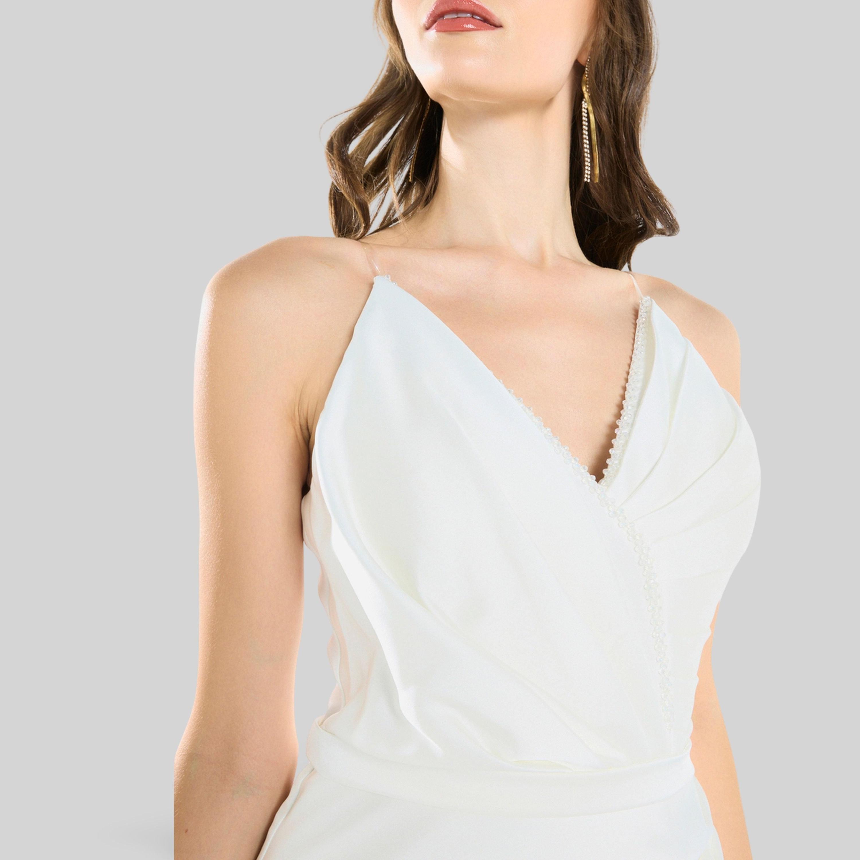 فستان سهرة طويل بتصميم درابيه-women-clothing-dresses-image-6