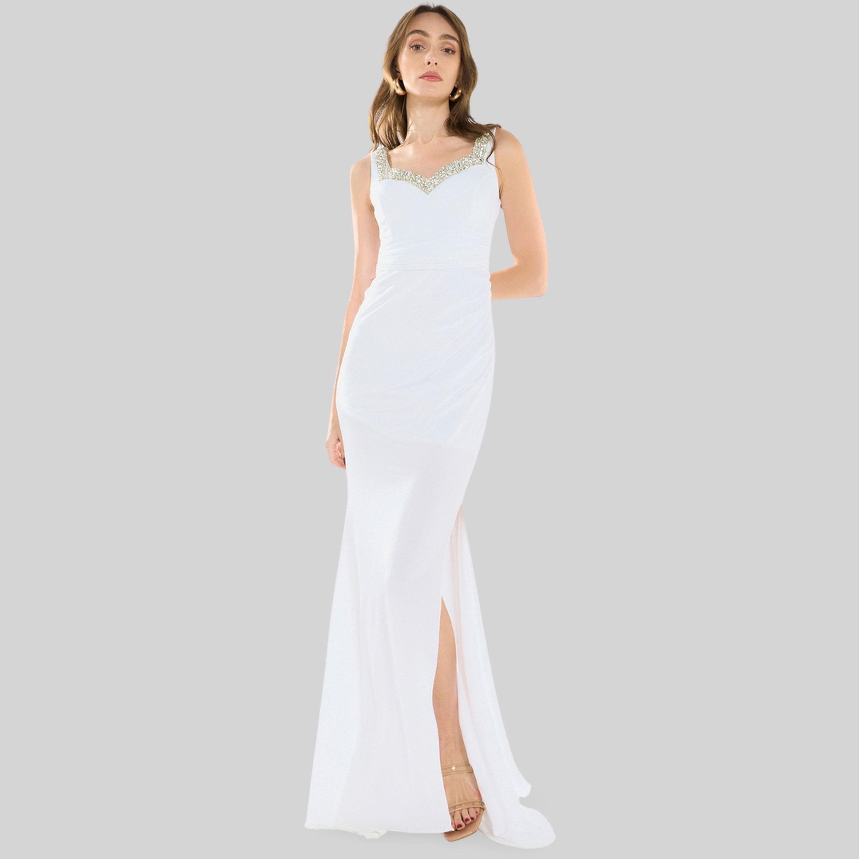 فستان سهرة طويل بزمزمات ومزين-women-clothing-dresses-image-3