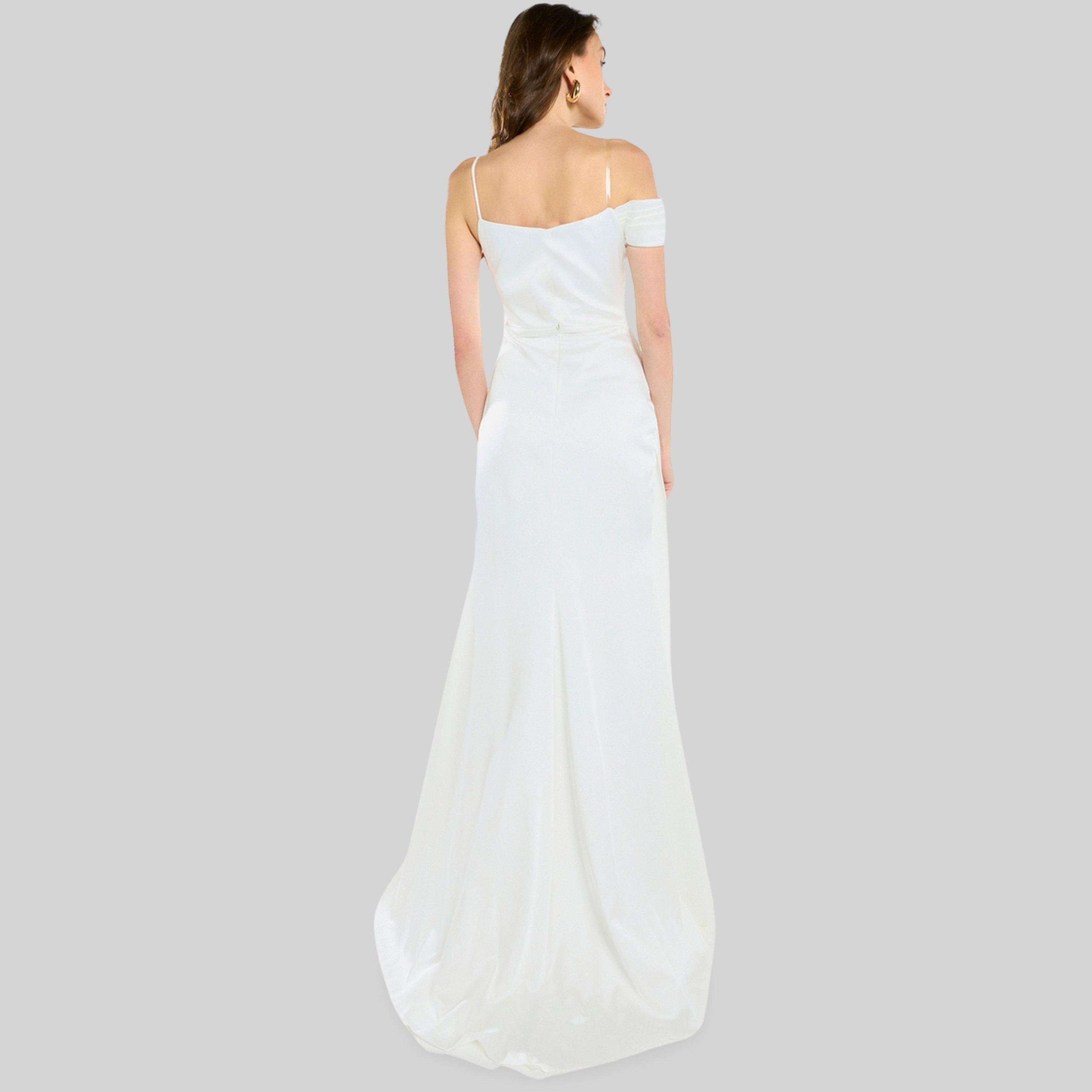 فستان طويل بطبقة منسدلة وتصميم غير متماثل-women-clothing-dresses-image-5