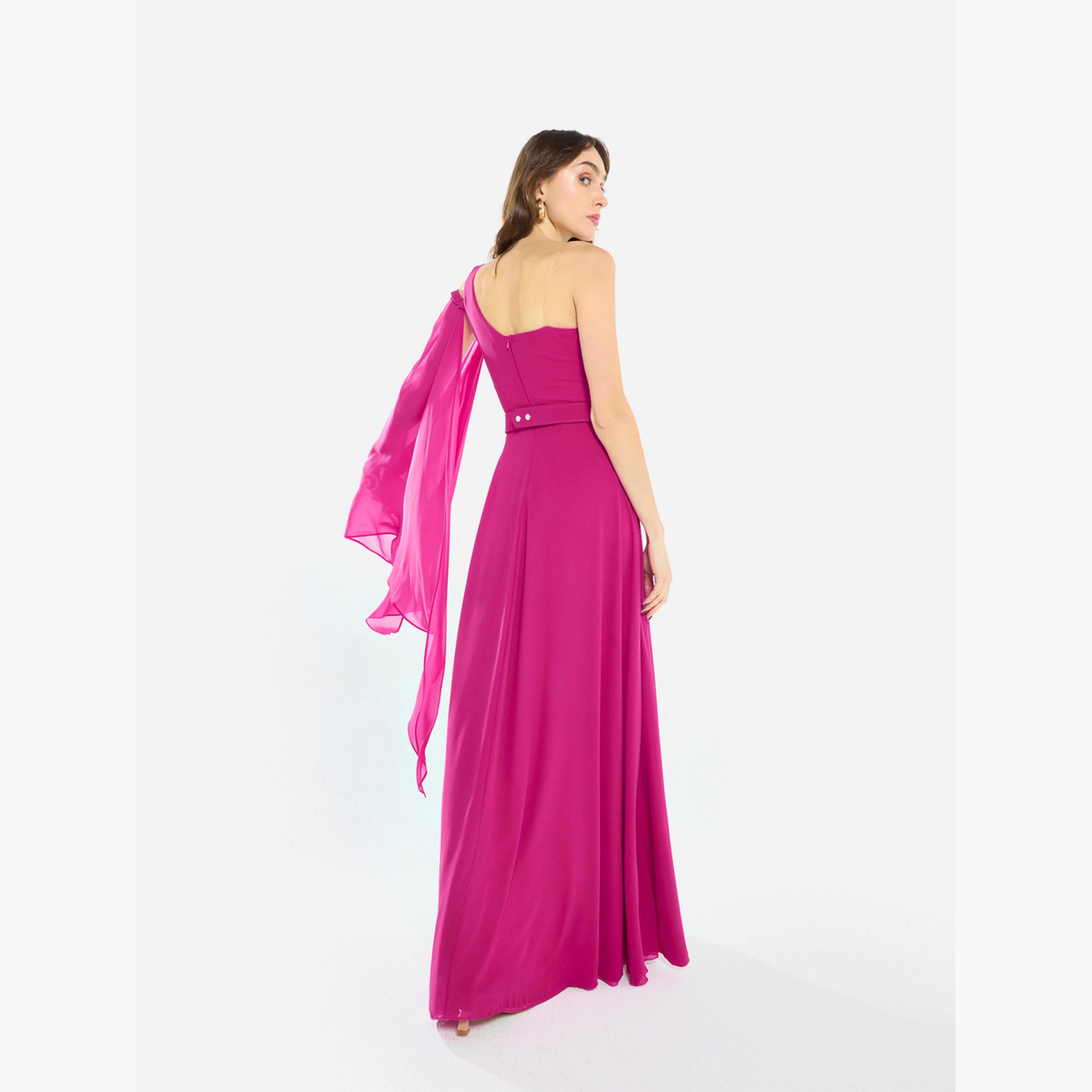 فستان سهرة طويل بكتف واحد-women-clothing-dresses-image-4