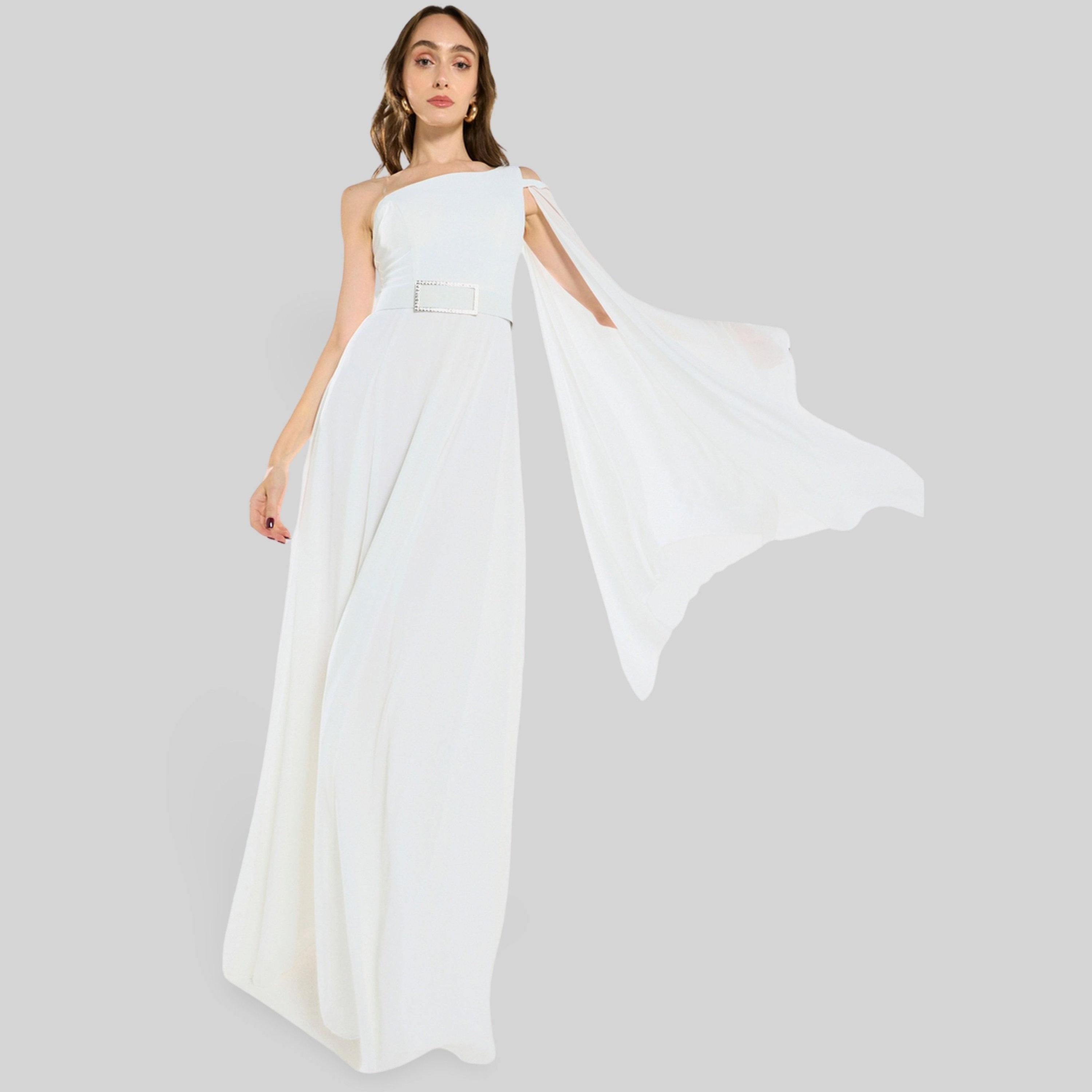 فستان سهرة طويل بكتف واحد-women-clothing-dresses-image-1