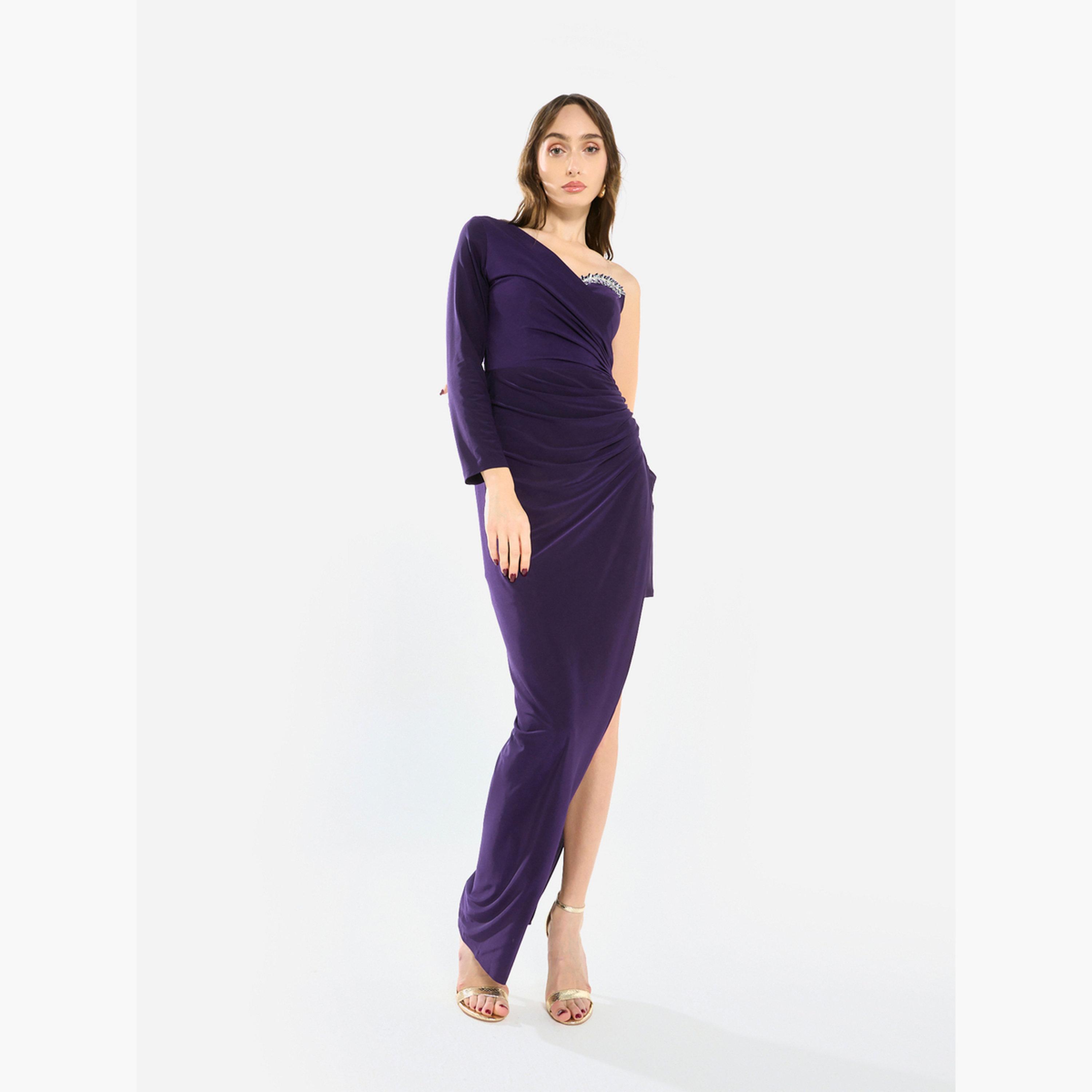 فستان سهرة طويل بزمزمات وتفاصيل كريستال-women-clothing-dresses-image-3