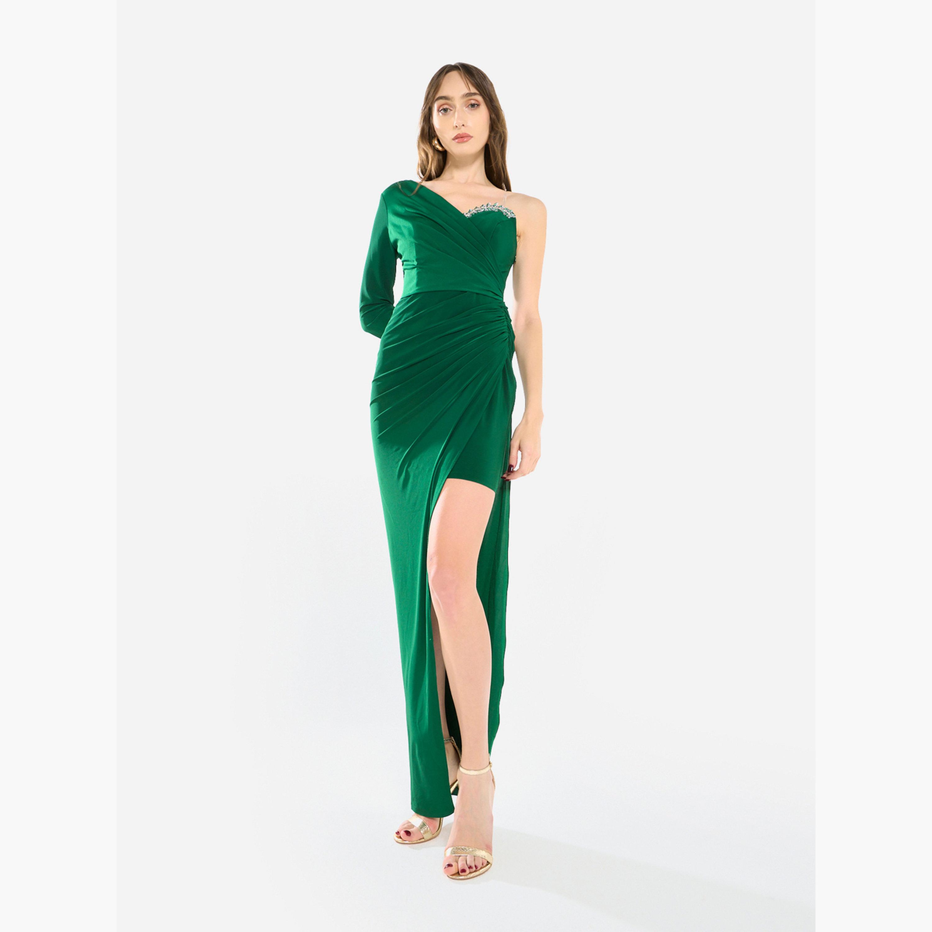 فستان سهرة طويل بزمزمات وتفاصيل كريستال-women-clothing-dresses-image-3