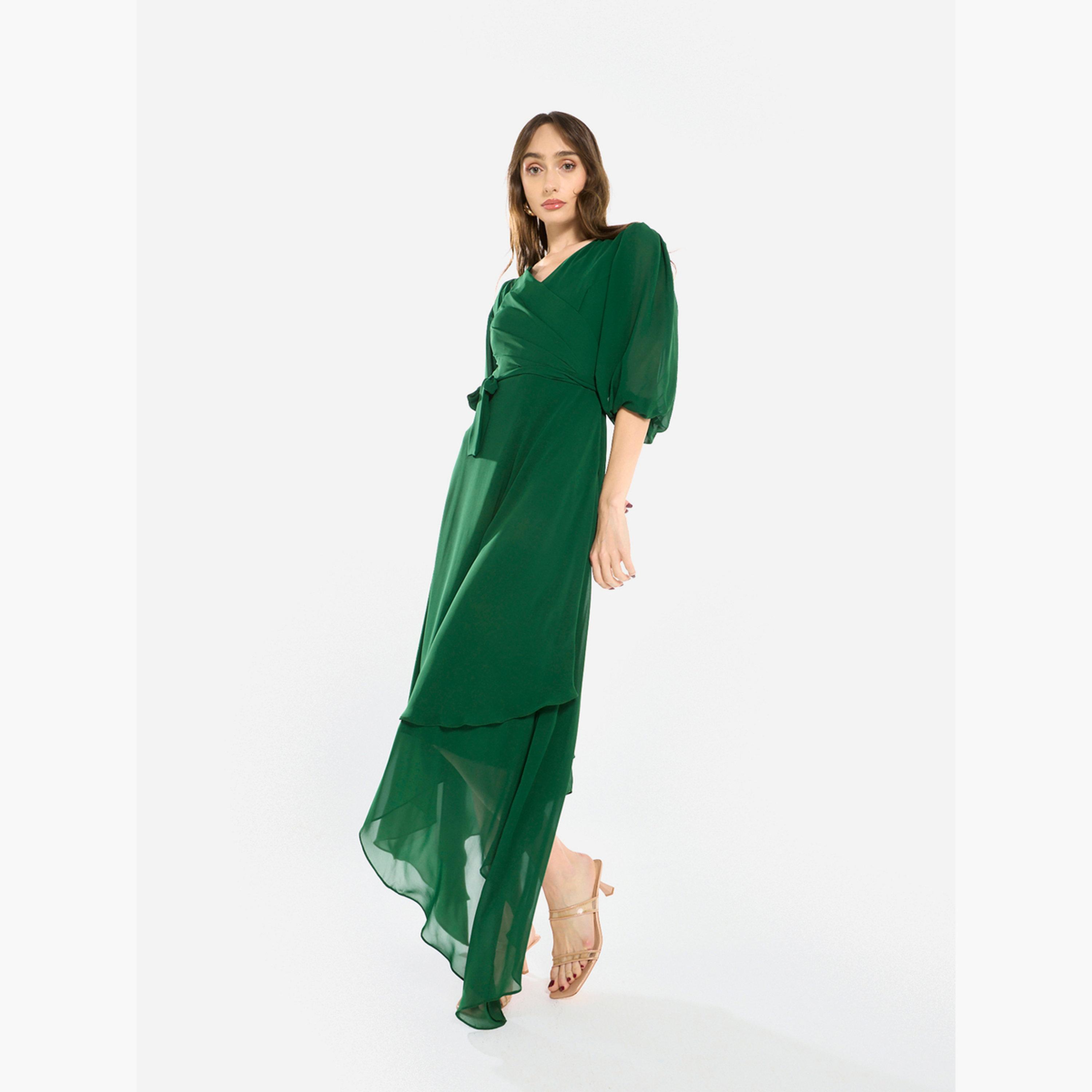 House of Moda Women Asymmetric Layered Chiffon Maxi Dress-women-clothing-dresses-image-3