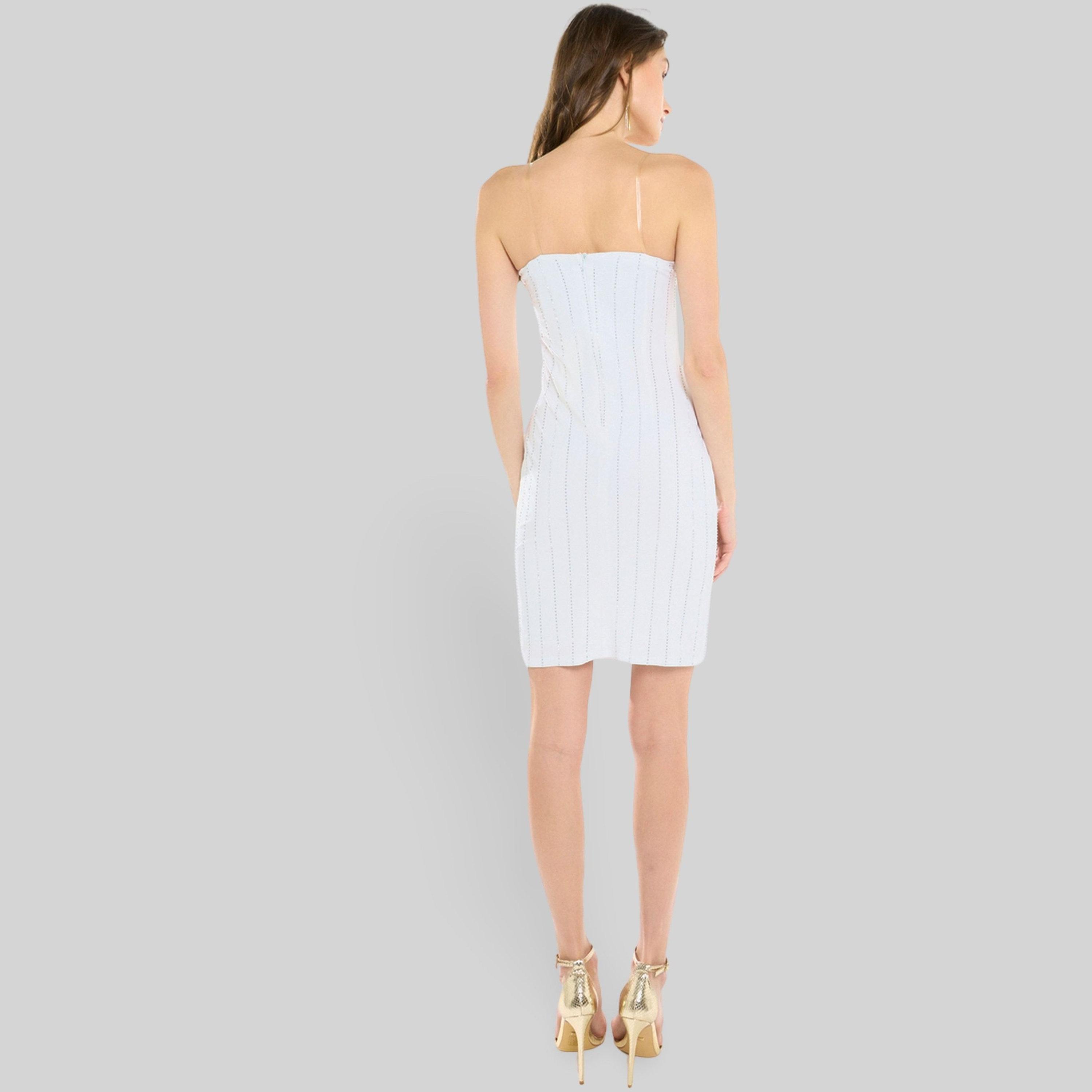 House of Moda Women Embellished Bandeau Mini Dress-women-clothing-dresses-image-4