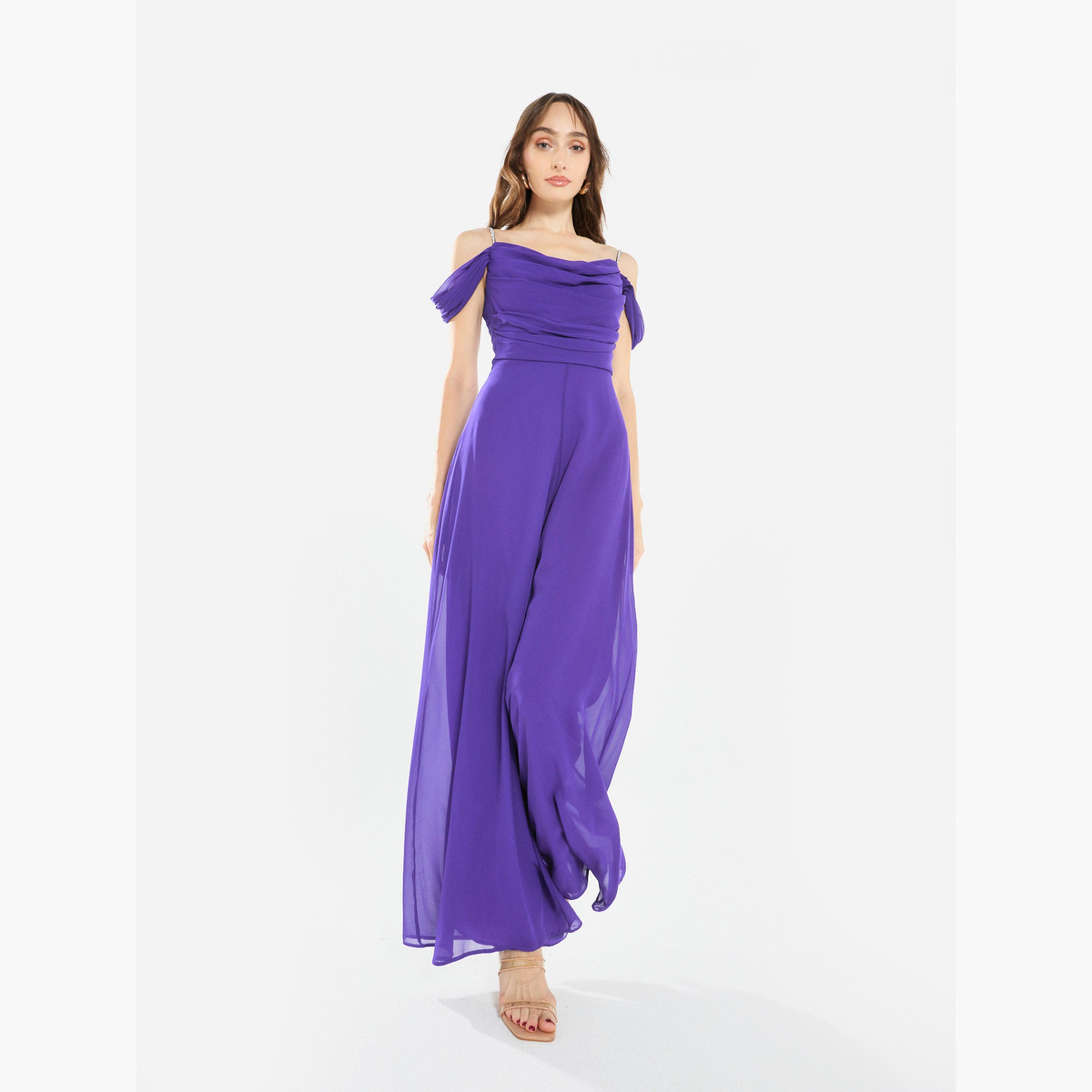 House of Moda Women Draped Cowl Neck Jumpsuit-women-clothing-jumpsuits-image-1