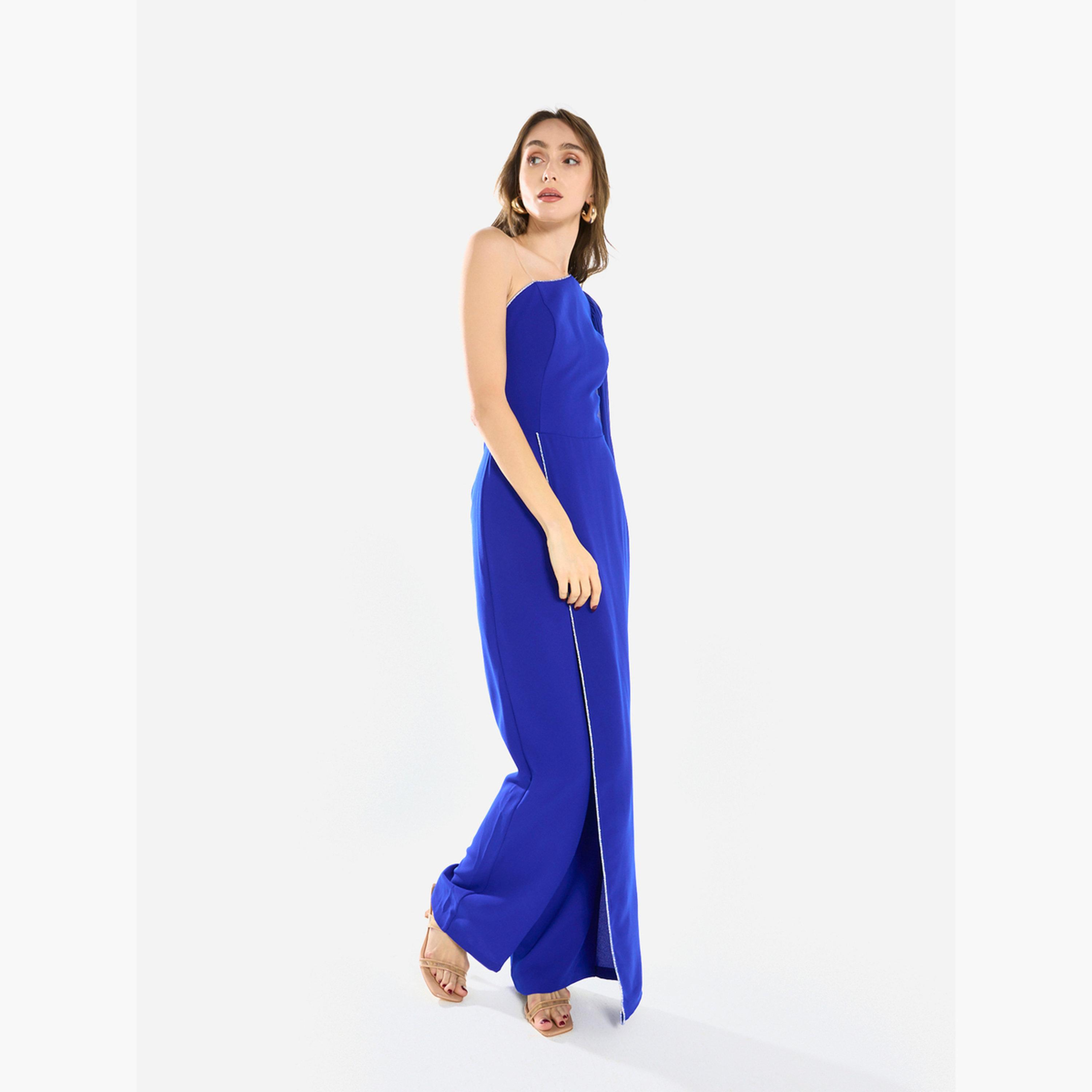 House of Moda Women Crystal Trim One Shoulder Jumpsuit-women-clothing-jumpsuits-image-2
