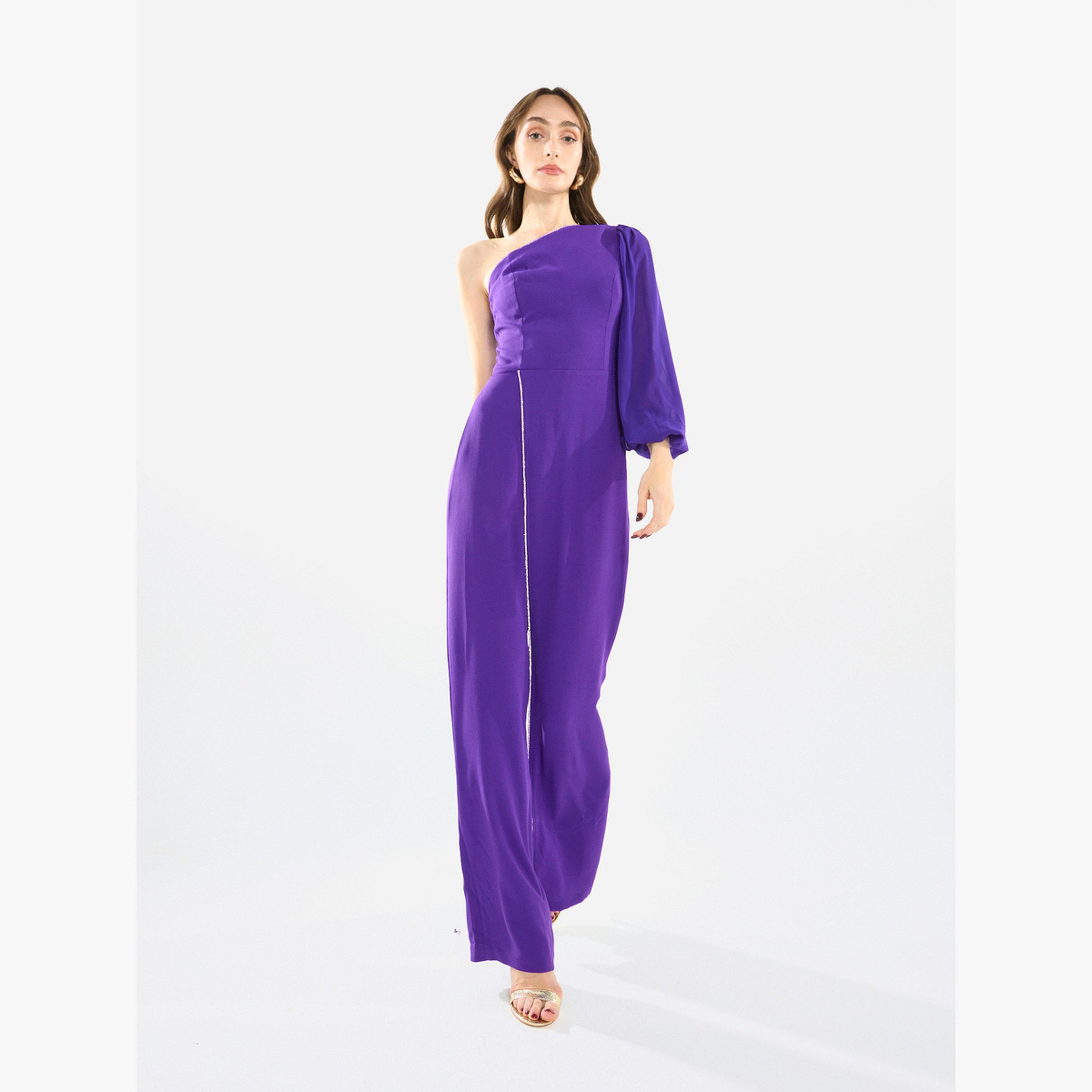 جمبسوت بكتف واحد وتفاصيل كريستال-women-clothing-jumpsuits-image-2