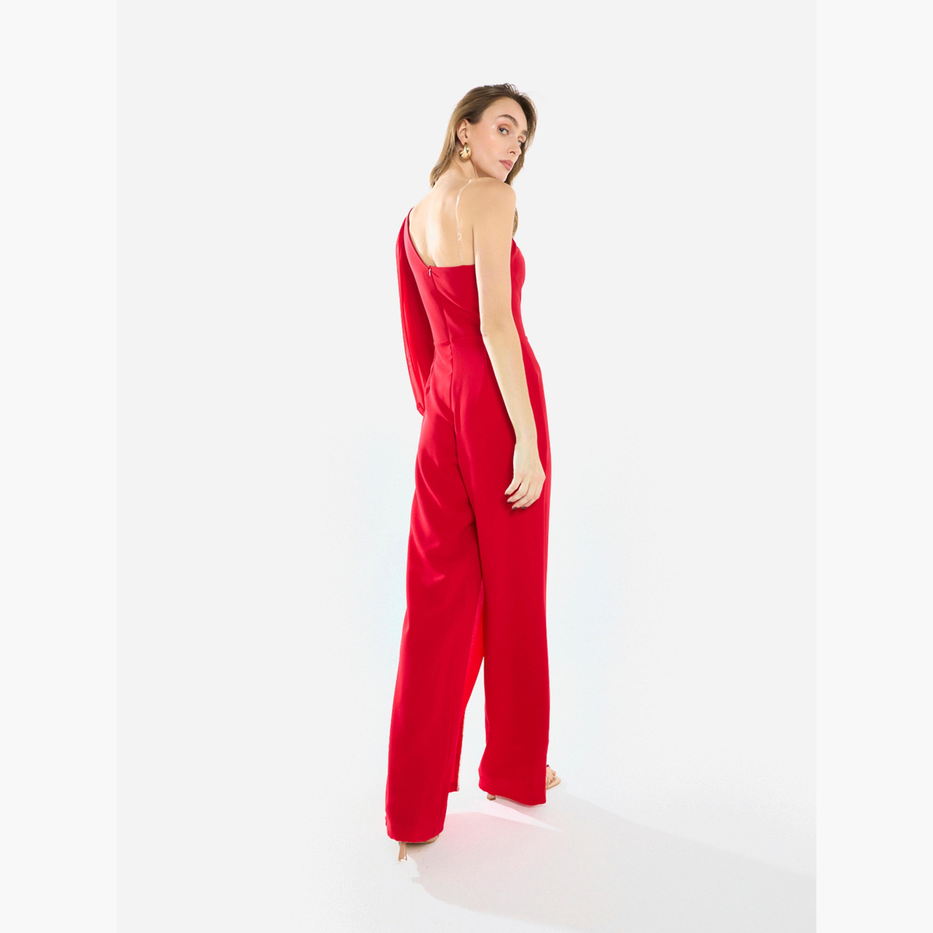 House of Moda Women Crystal Trim One-Shoulder Jumpsuit-women-clothing-jumpsuits-image-6