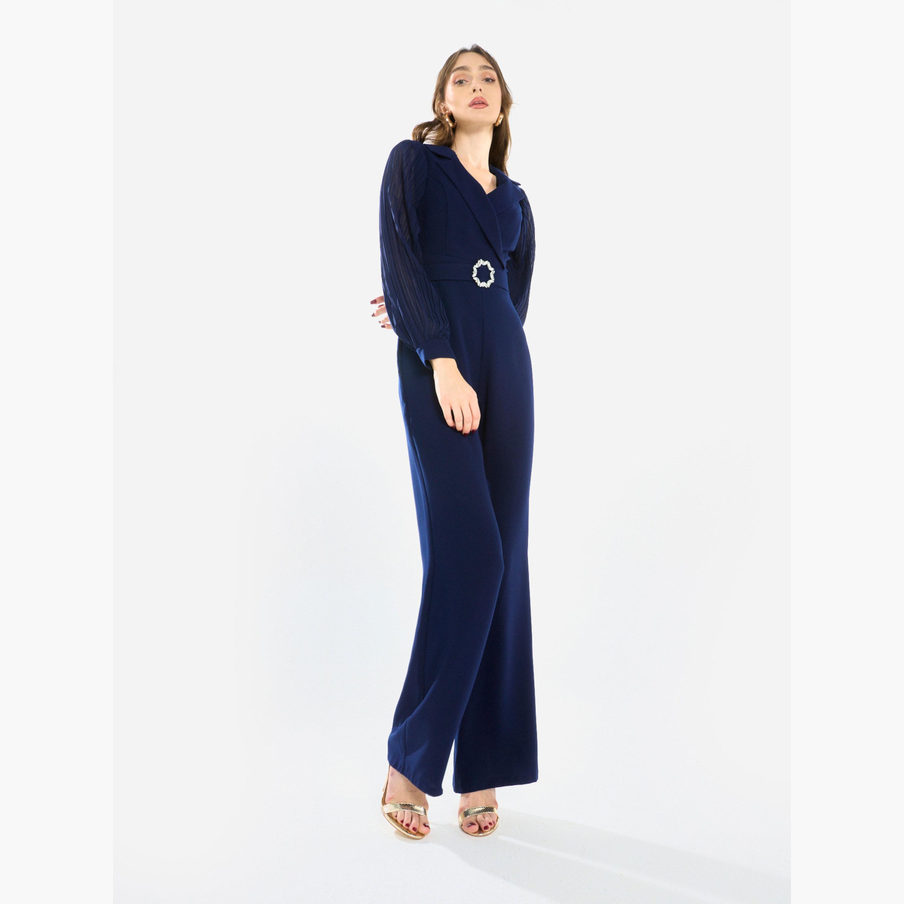 House of Moda Women Notch Lapel Straight Leg Jumpsuit-women-clothing-jumpsuits-image-5