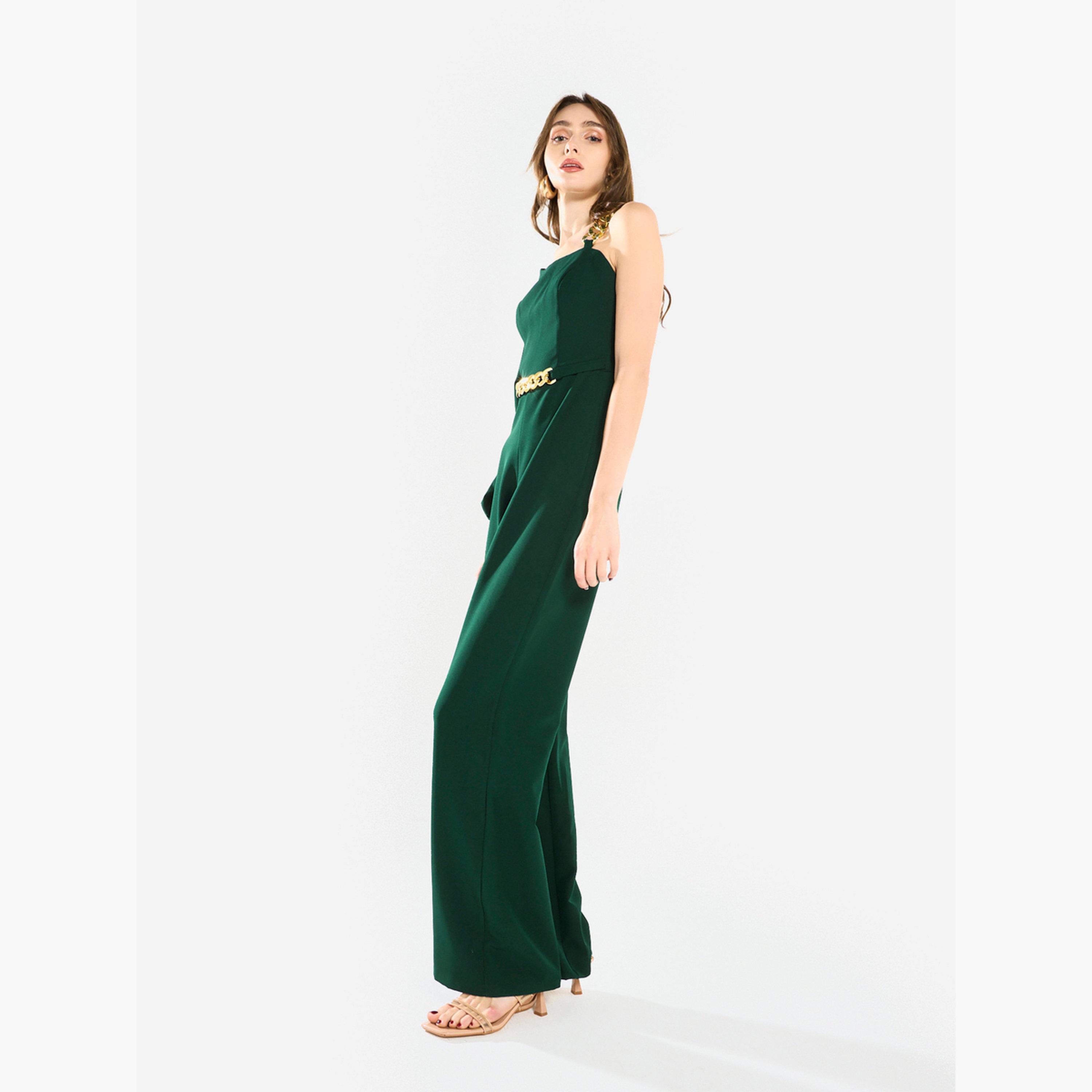 House of Moda Women One Shoulder Chain Accent Jumpsuit-women-clothing-jumpsuits-image-3