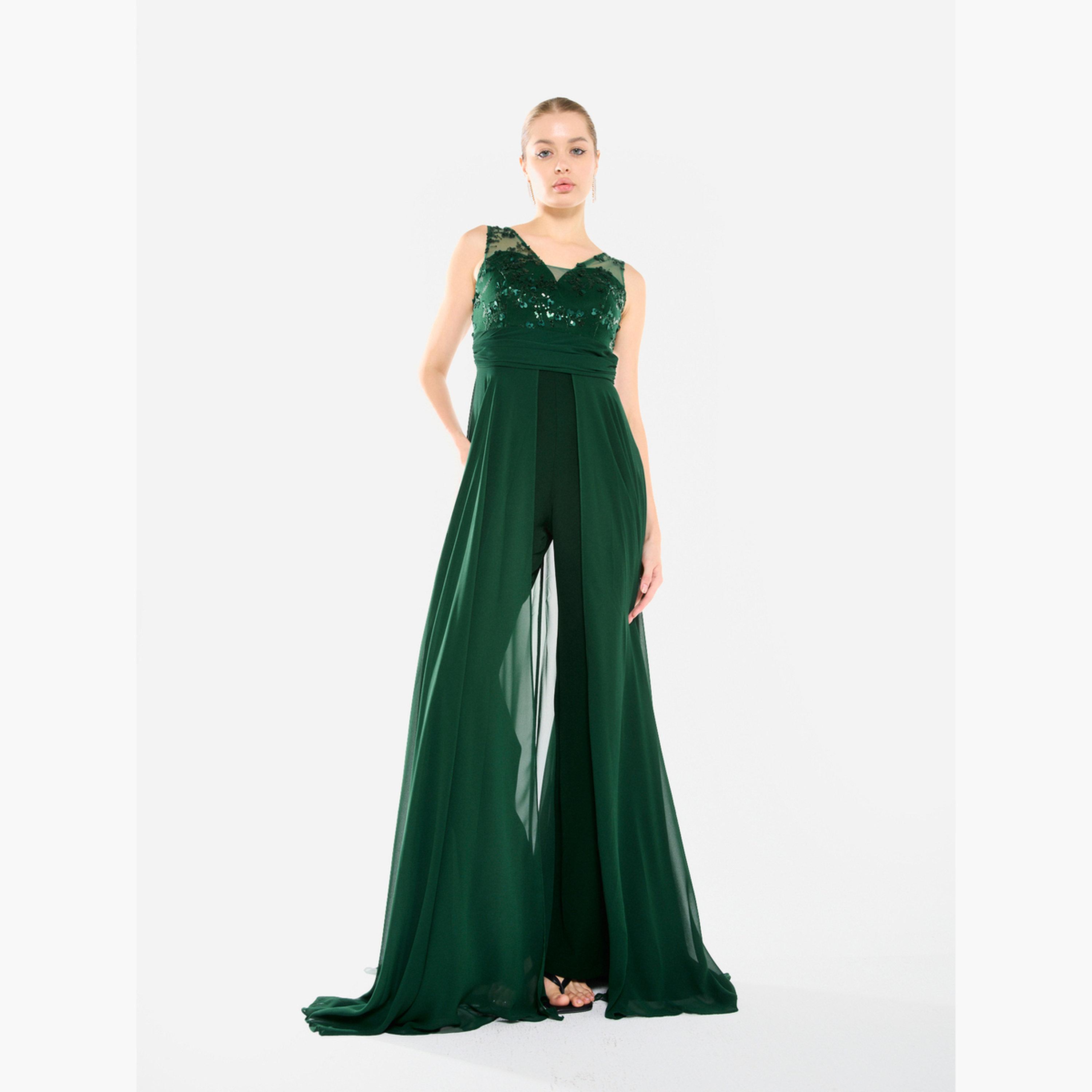 جمبسوت بجزء علوي مزين بالترتر-women-clothing-jumpsuits-image-2