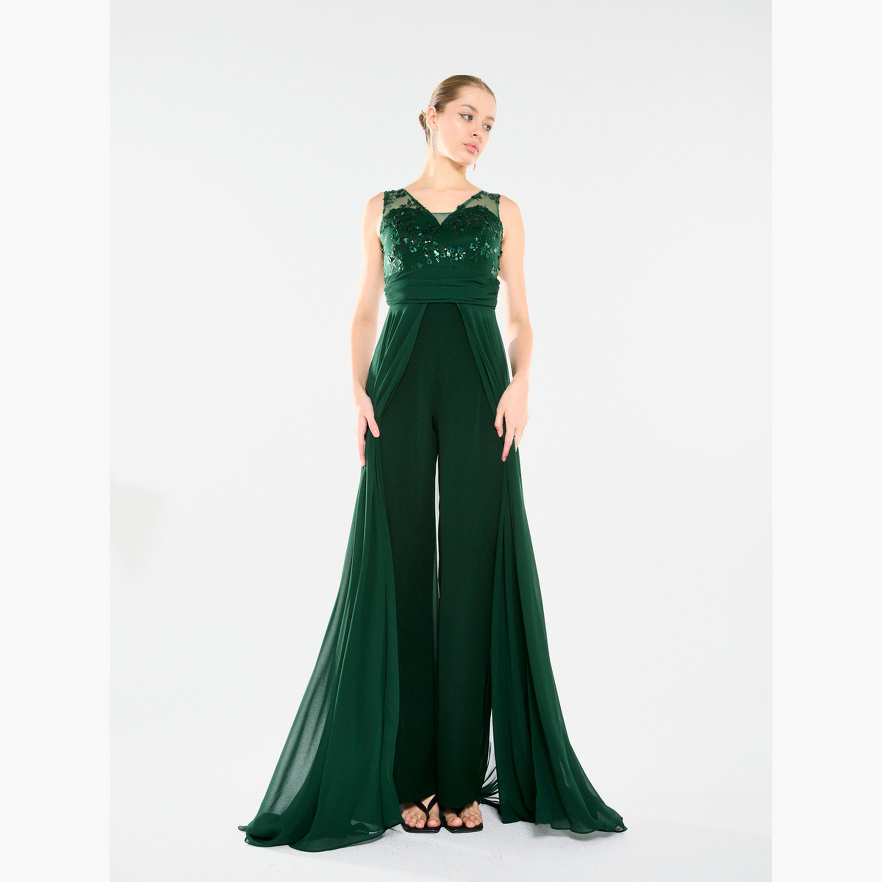 جمبسوت بجزء علوي مزين بالترتر-women-clothing-jumpsuits-image-3