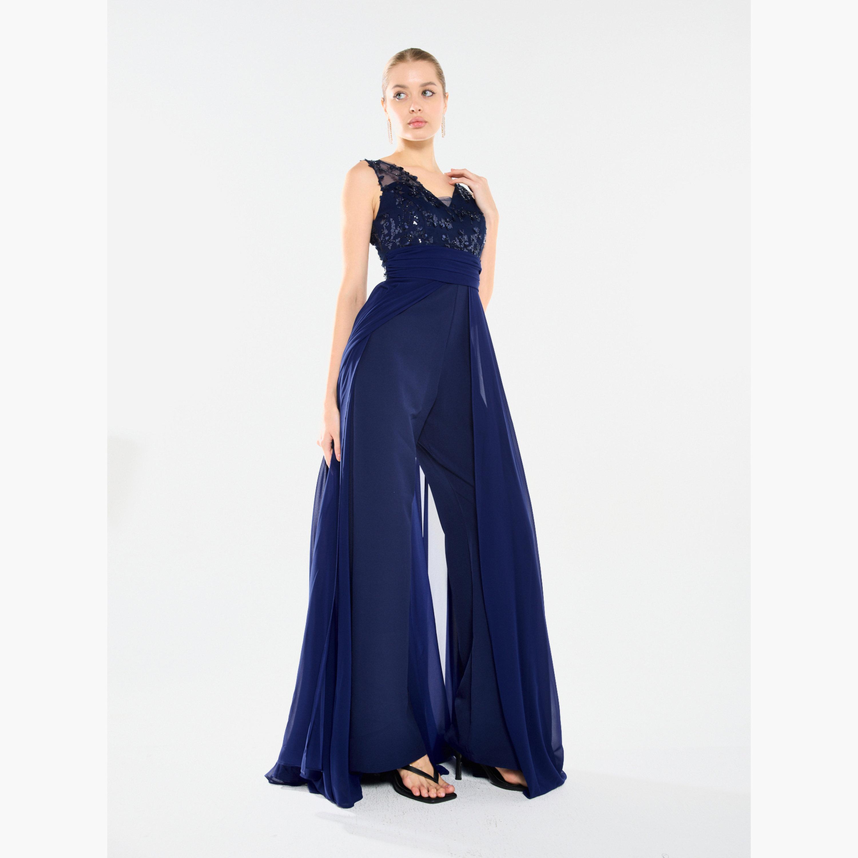 جمبسوت بجزء علوي مزين بالترتر-women-clothing-jumpsuits-image-2