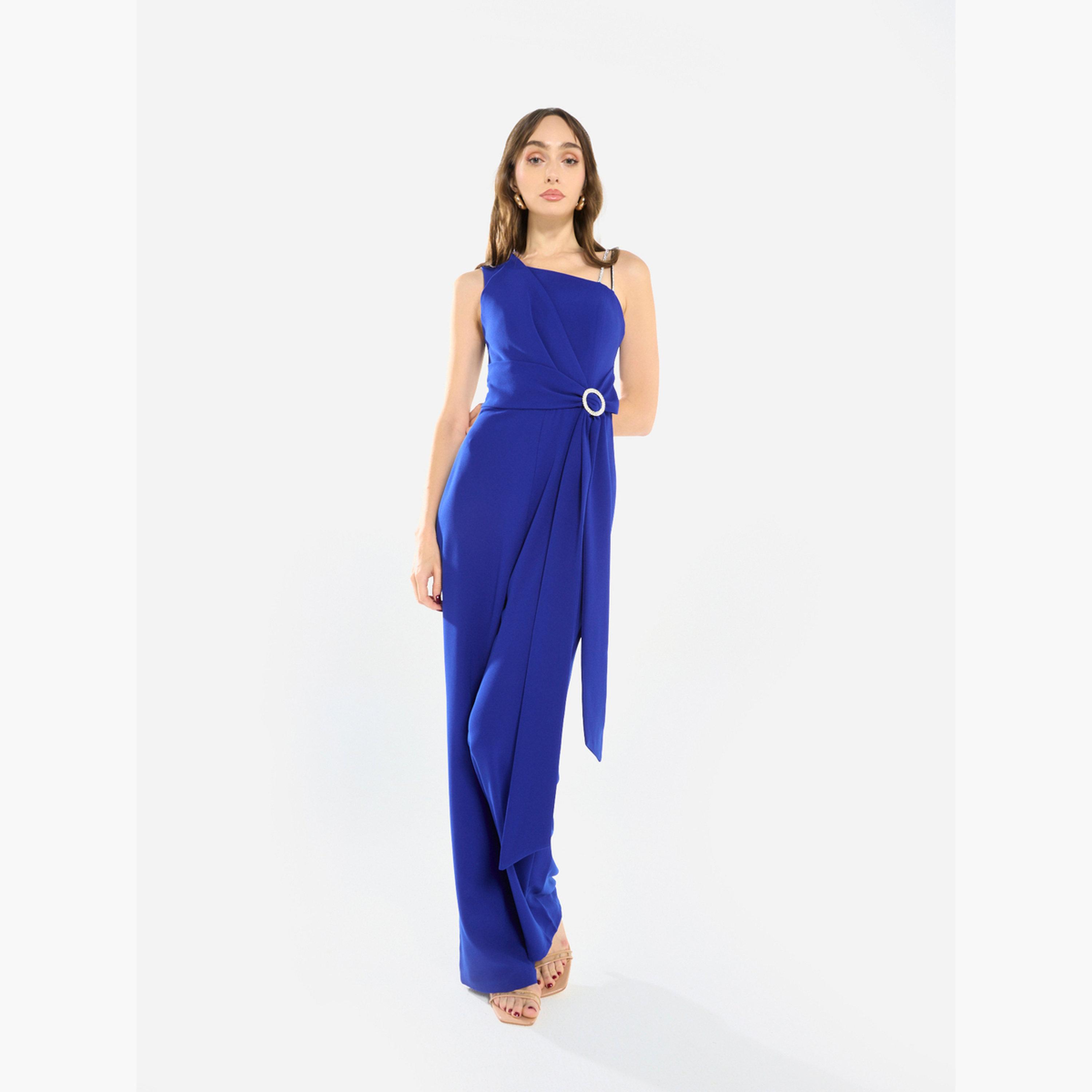 House of Moda Women Asymmetric One Shoulder Jumpsuit-women-clothing-jumpsuits-image-1