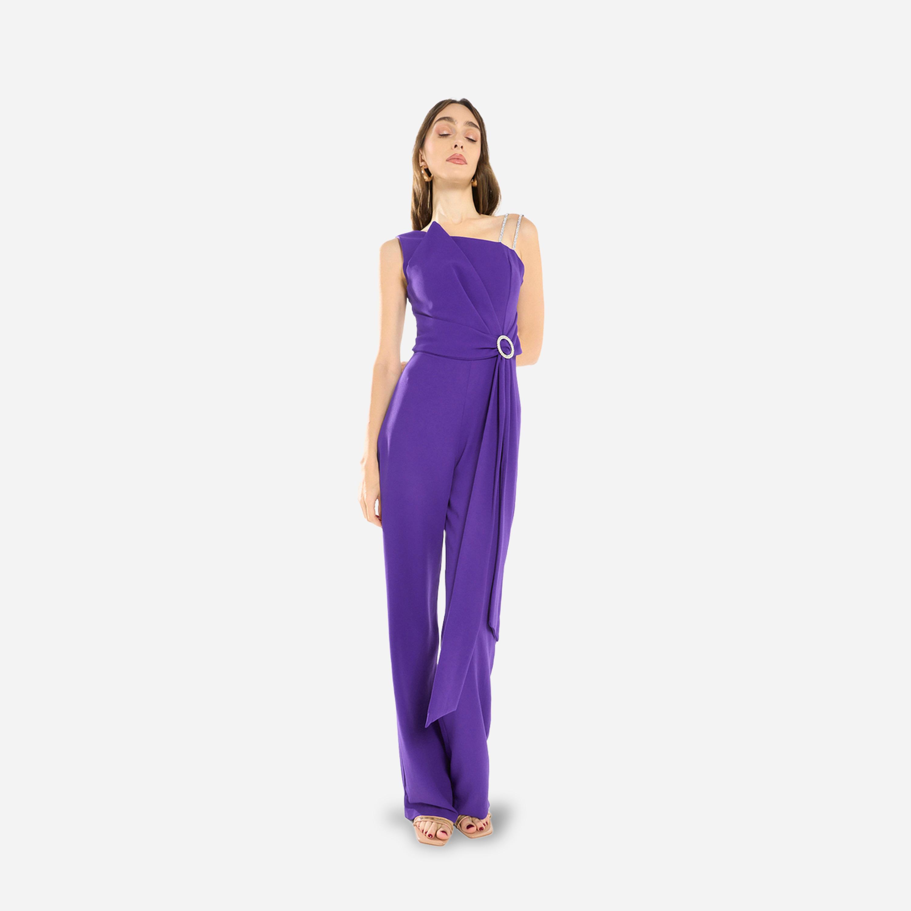 جمبسوت بكتف واحد وتصميم غير متماثل-women-clothing-jumpsuits-image-2
