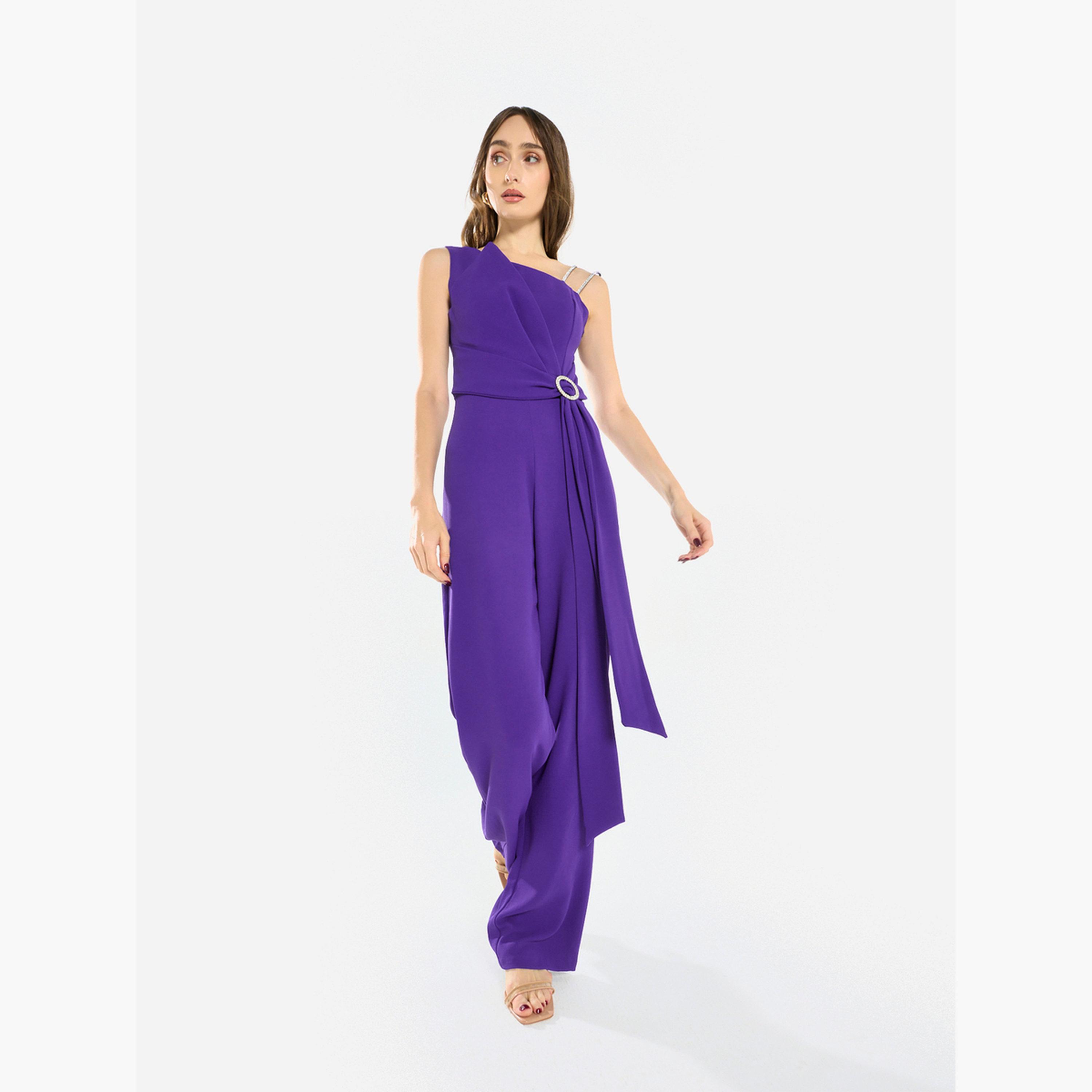 House of Moda Women Asymmetric One Shoulder Jumpsuit-women-clothing-jumpsuits-image-2