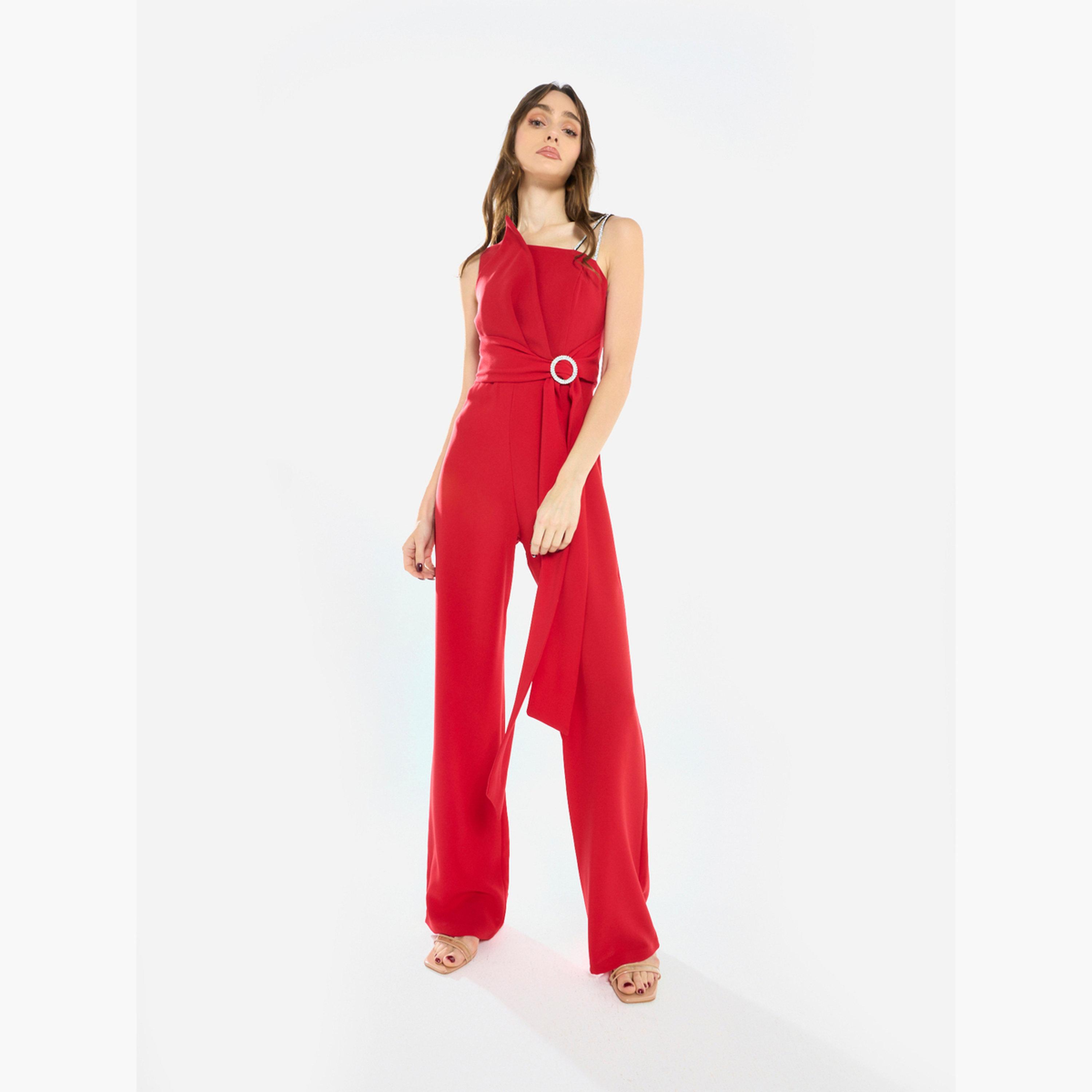 جمبسوت بكتف واحد وتصميم غير متماثل-women-clothing-jumpsuits-image-2