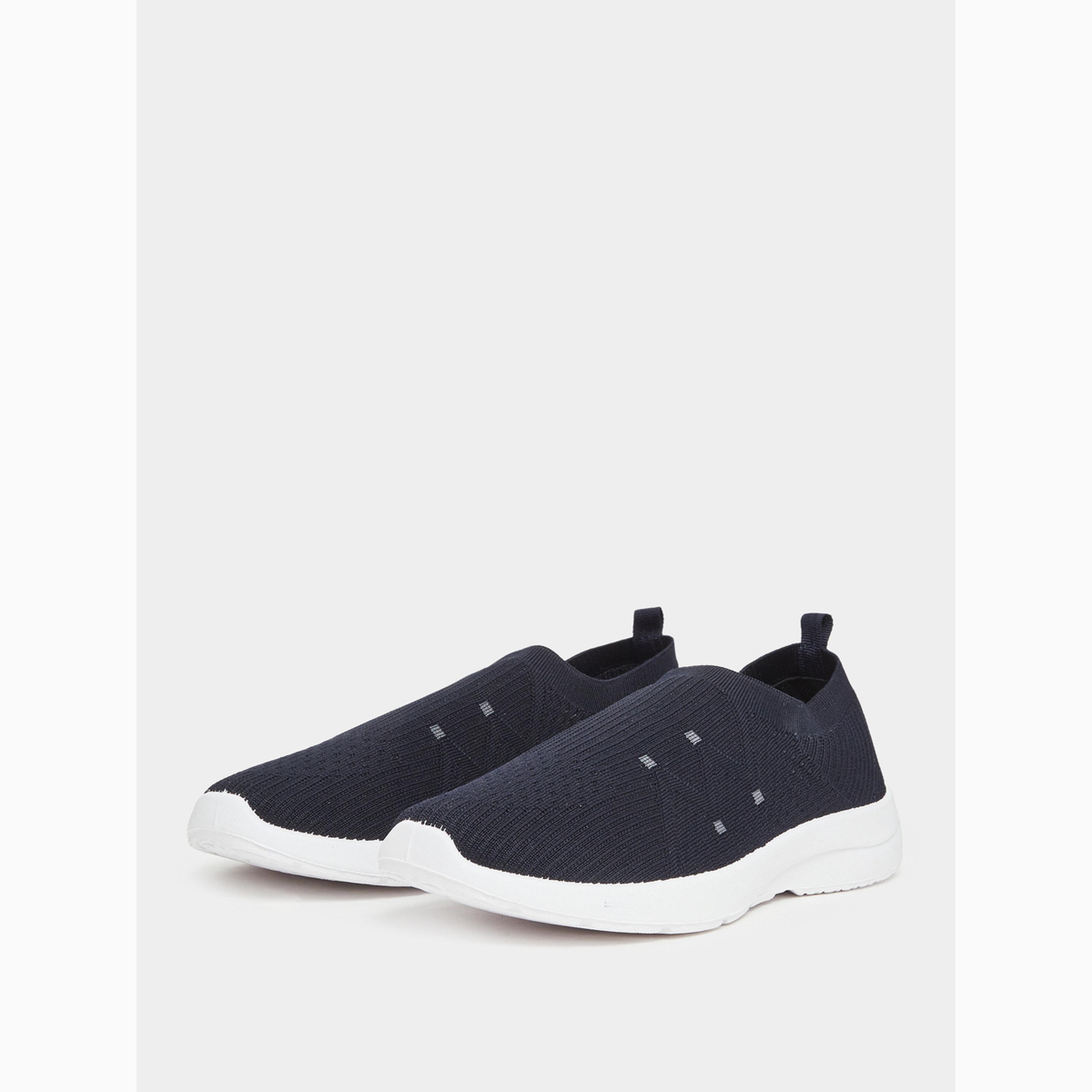 Styli Men Navy Blue Slip-On Shoes-men-shoes-sneakers-image-1