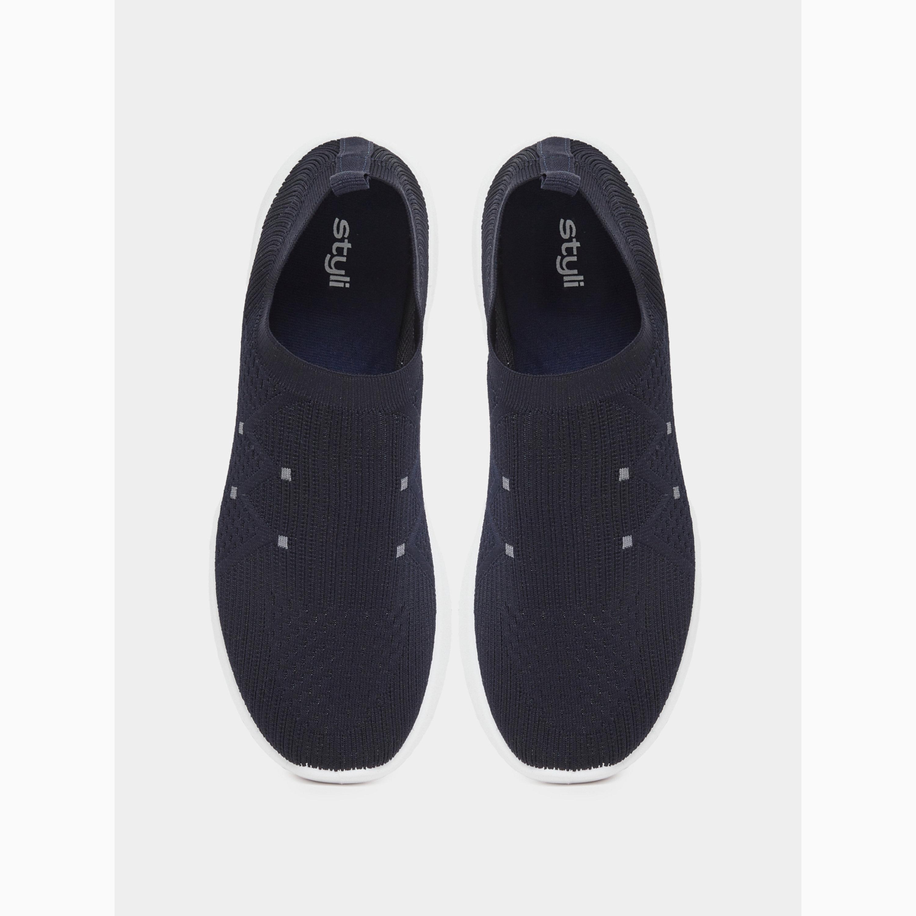 Styli Men Navy Blue Slip-On Shoes-men-shoes-sneakers-image-3