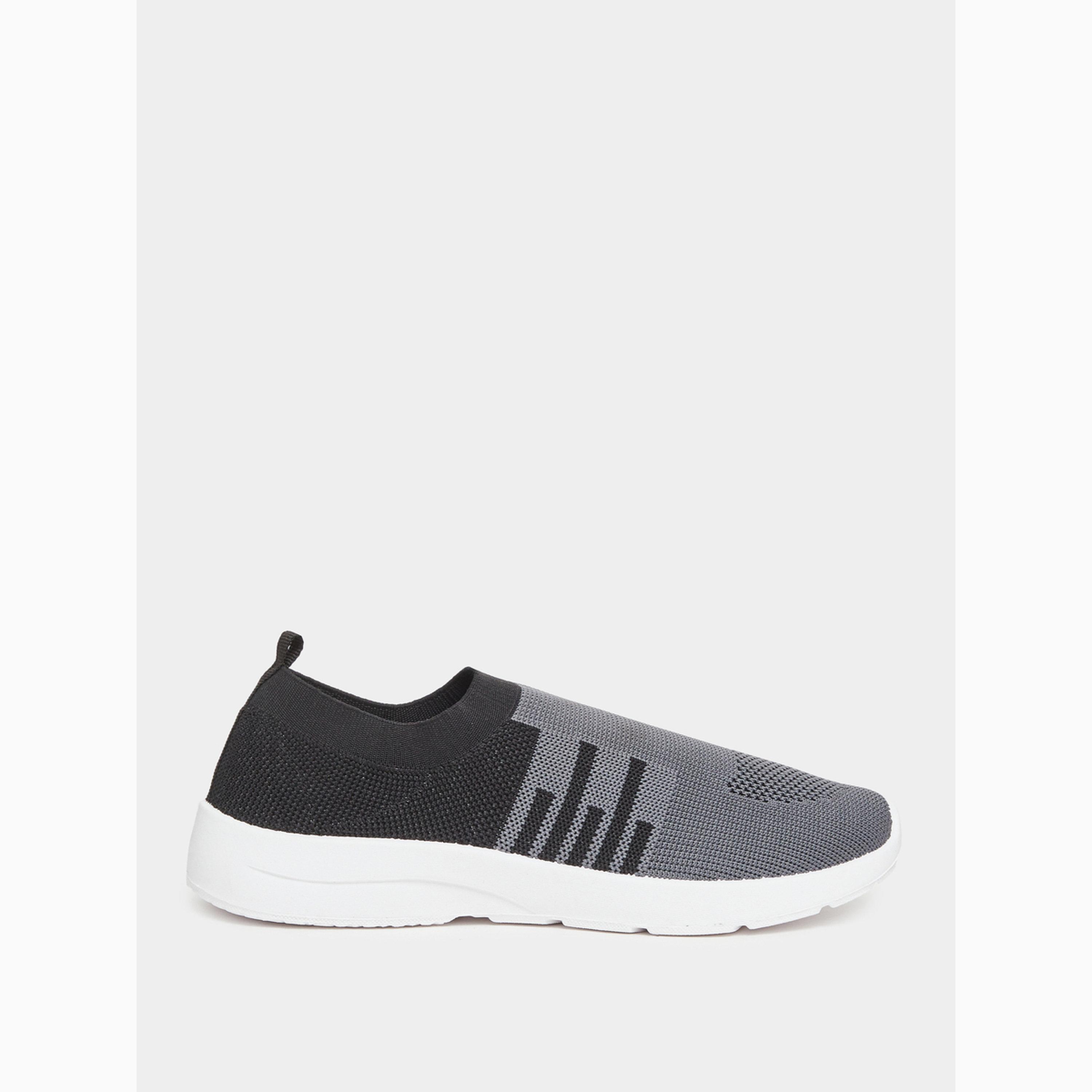 حذاء سهل الارتداء رمادي شبكي للرجال-men-shoes-sneakers-image-2