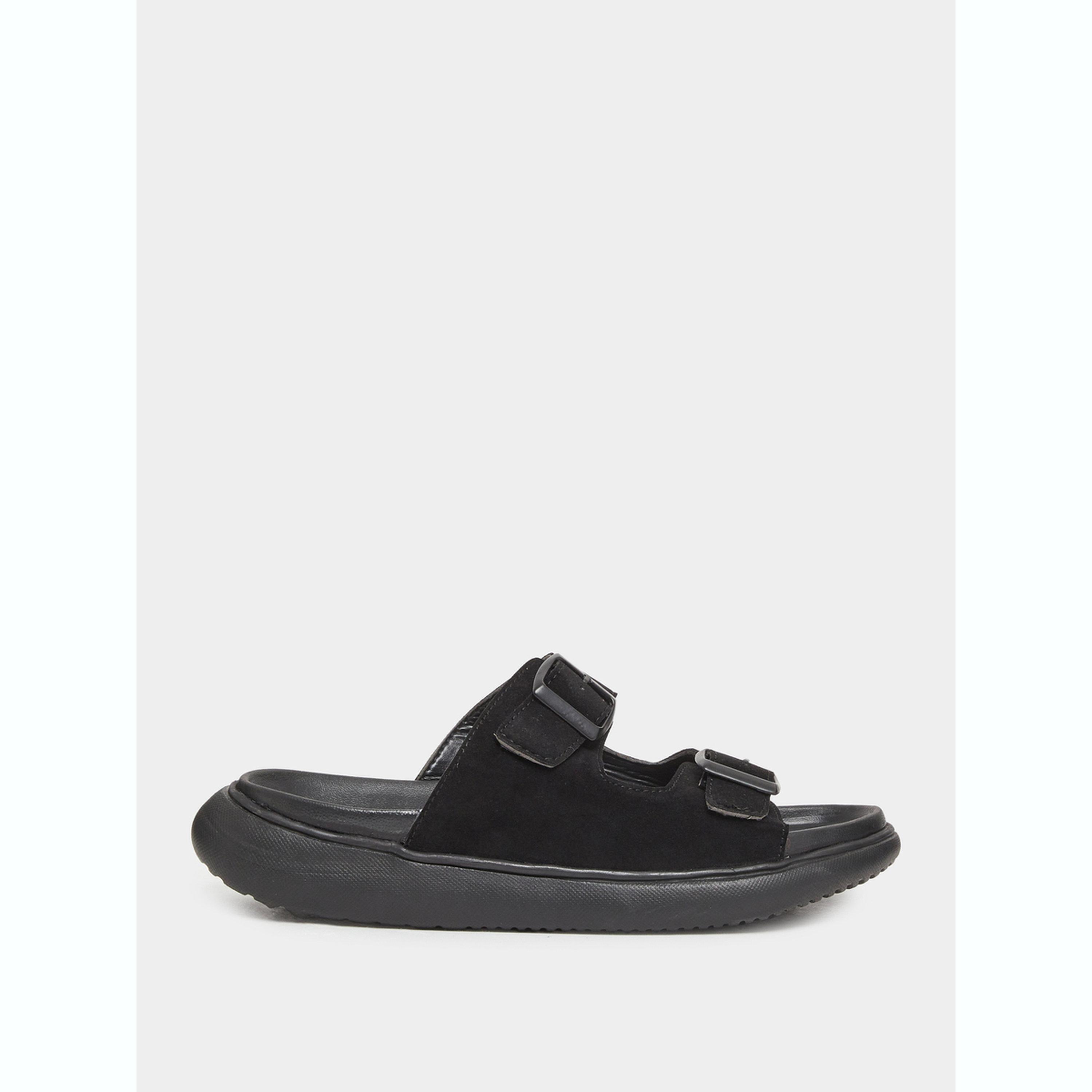 Styli Men Double Strap Buckle Comfort Sandals-men-shoes-sandals-image-2
