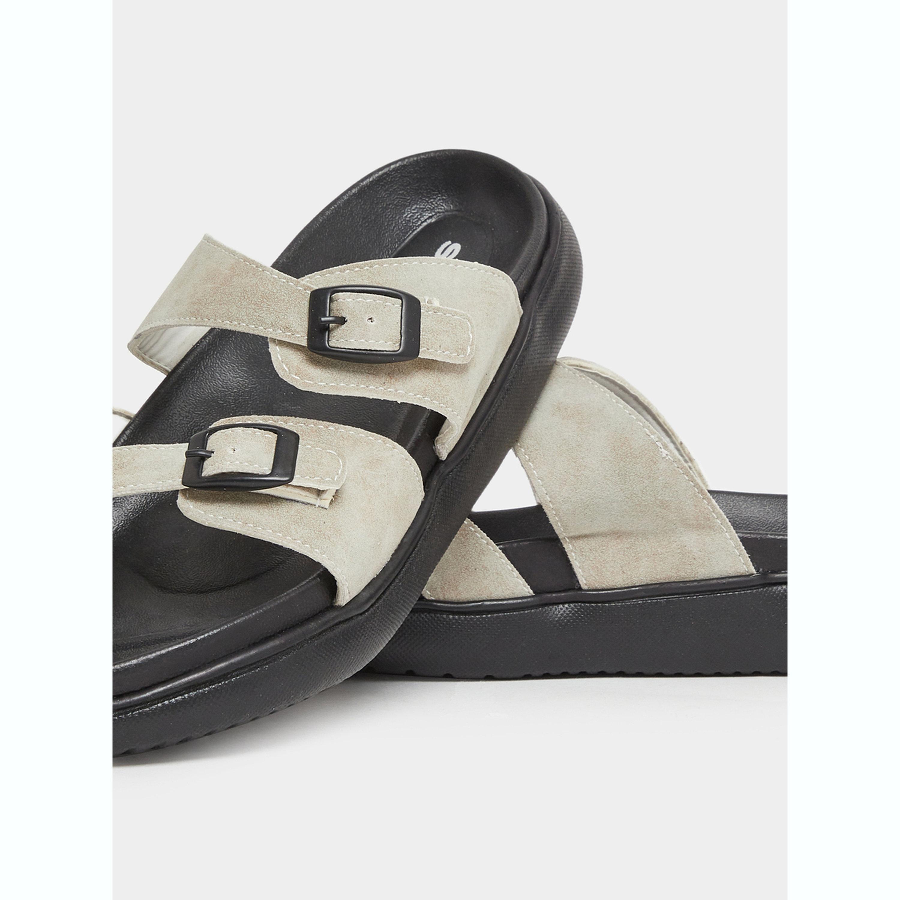 Styli Men Double Strap Buckle Toe Ring Sandals-men-shoes-sandals-image-4
